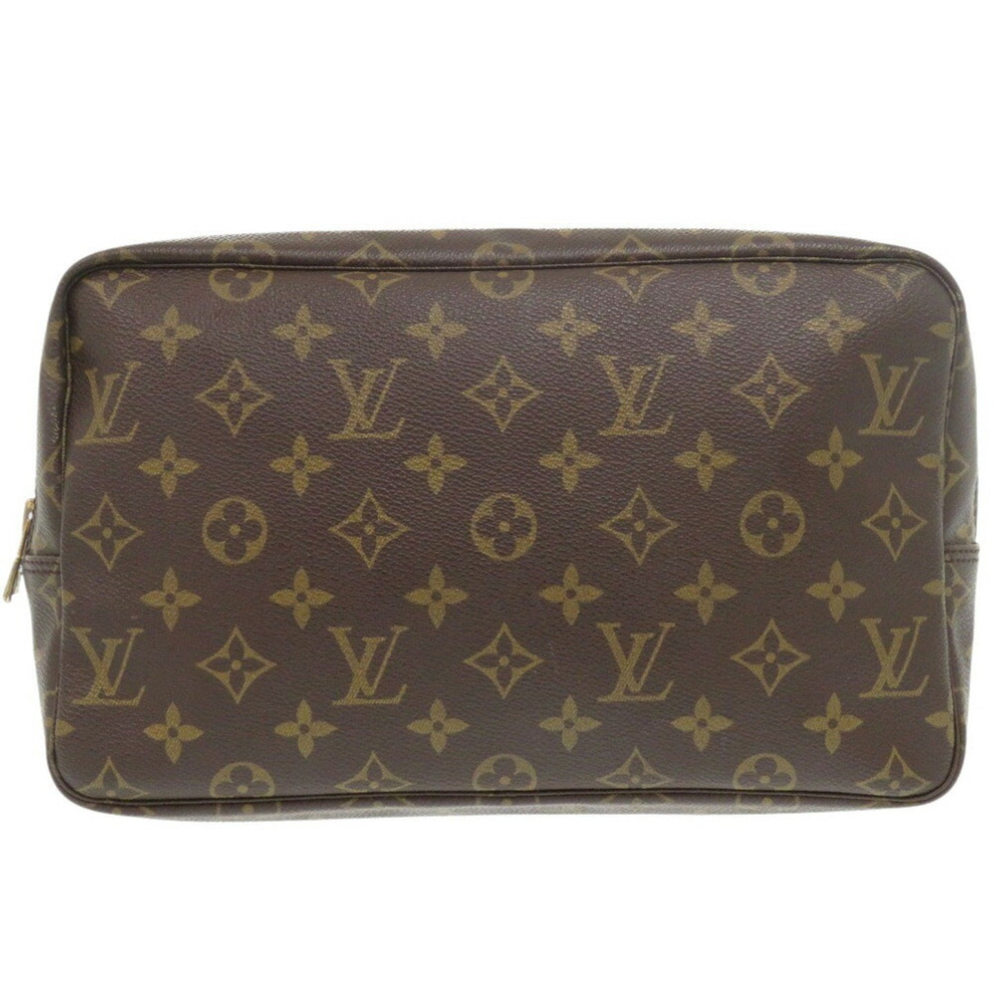 Louis Vuitton Trousse Toilette 28, Brown, Canvas, clutch