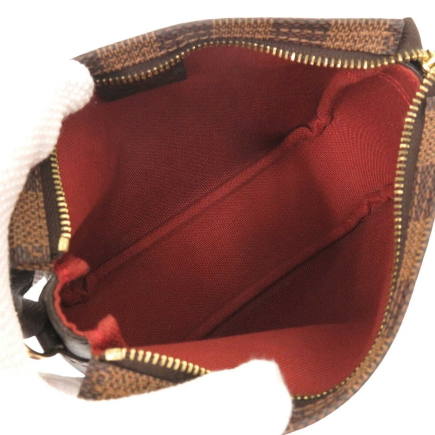 Louis Vuitton Trousse makeup, Brown, Canvas, clutch
