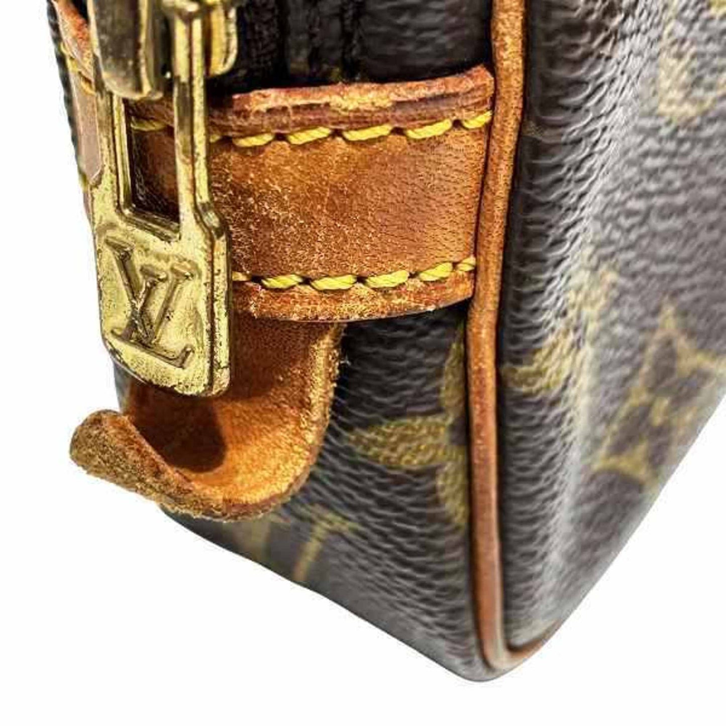 Louis Vuitton Marly, Brown, Canvas, shoulder