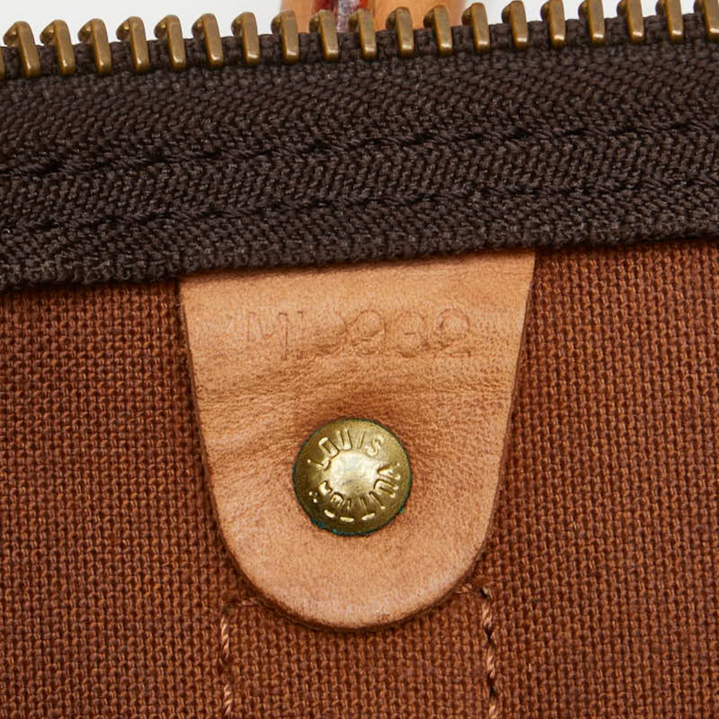 Louis Vuitton Keepall 55, Brown, Canvas, travel