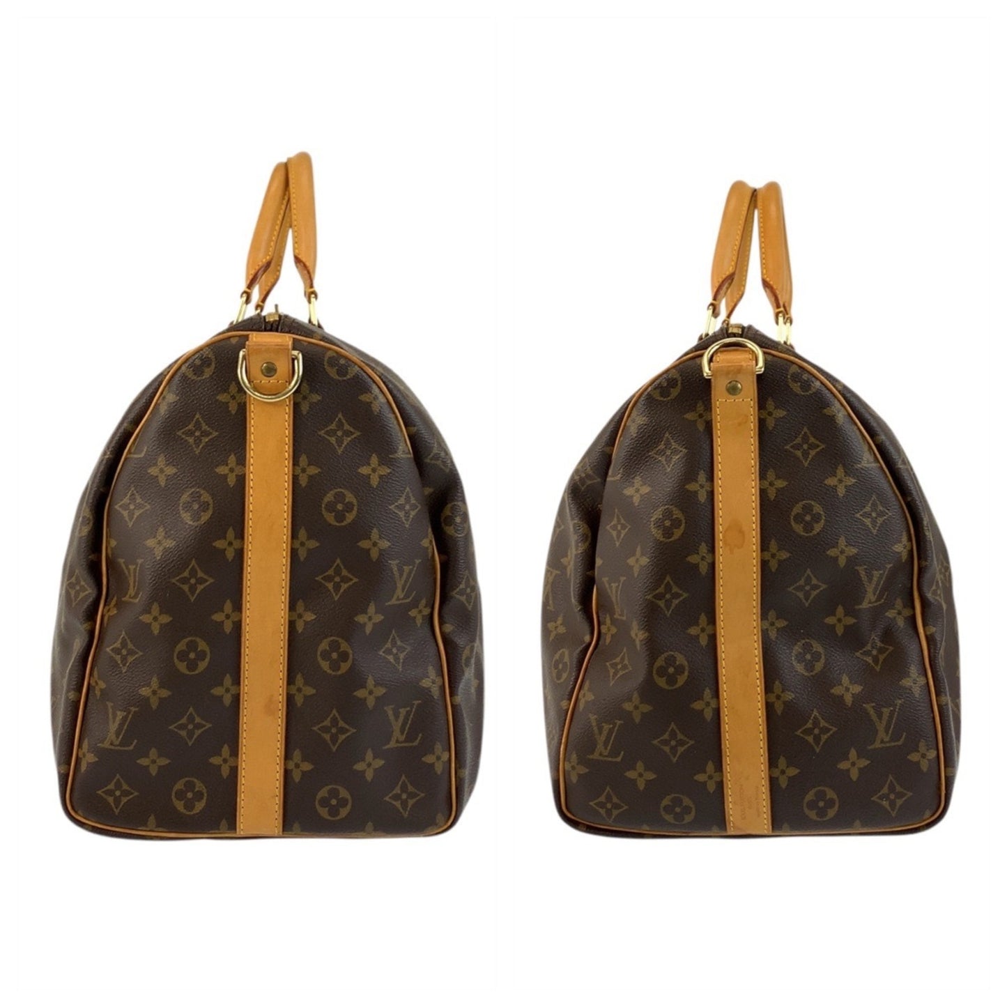 Louis Vuitton Keepall 50, Brown, Canvas, travel