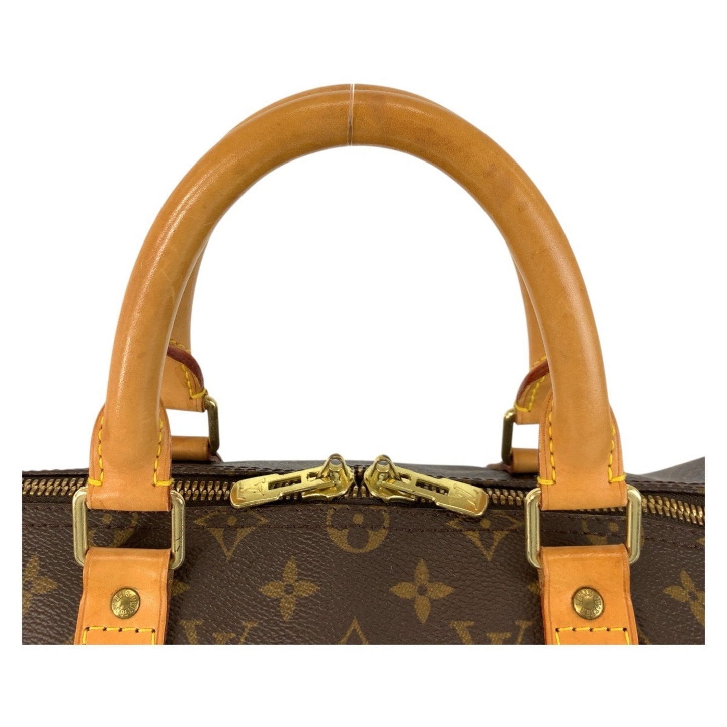 Louis Vuitton Keepall 50, Brown, Canvas, travel