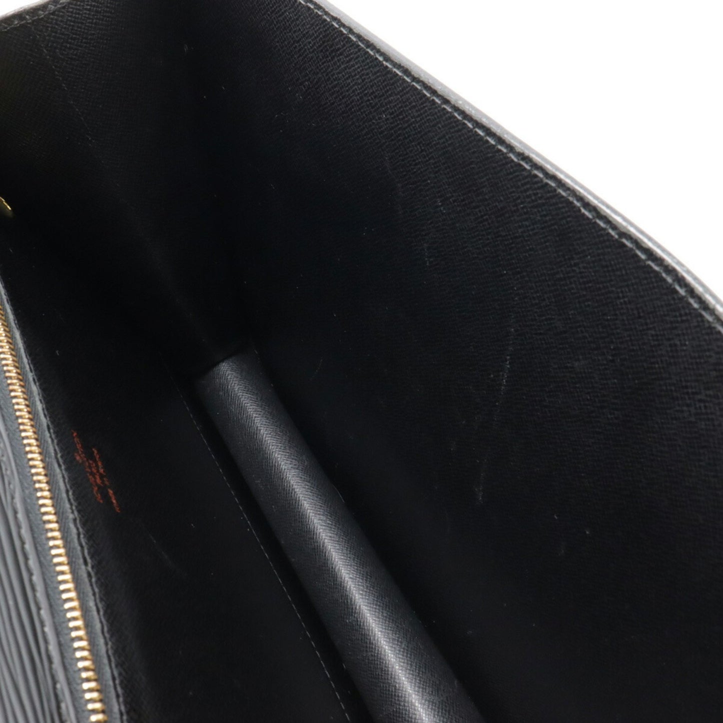 Louis Vuitton Monceau, Black, Leather, handbag