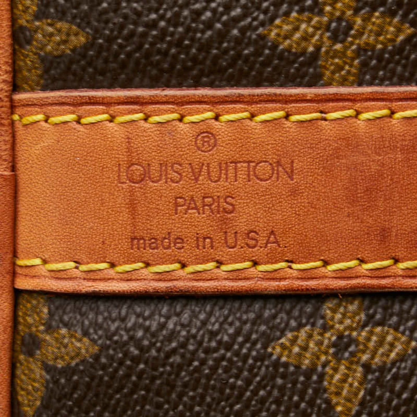 Louis Vuitton Keepall Bandouliere 50, Brown, Canvas, shoulder