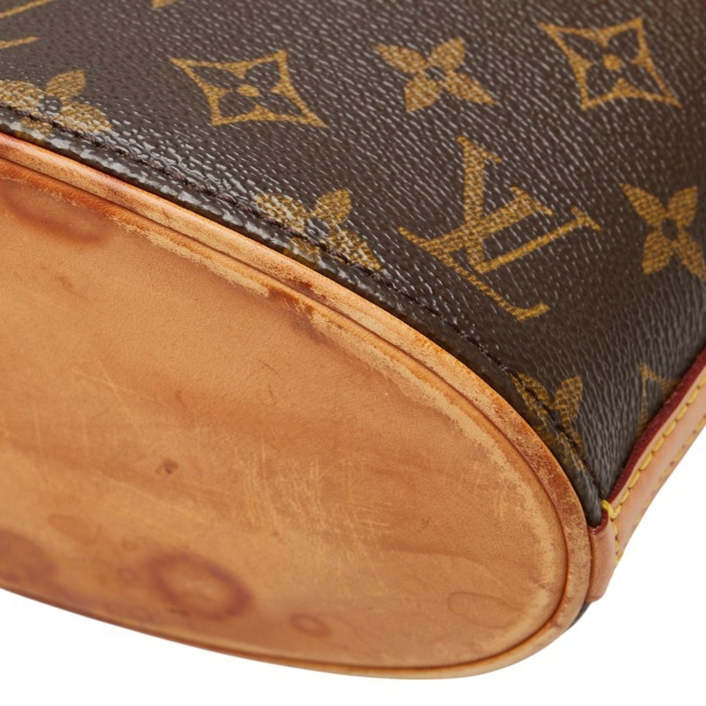 Louis Vuitton Drouot, Brown, Canvas, shoulder