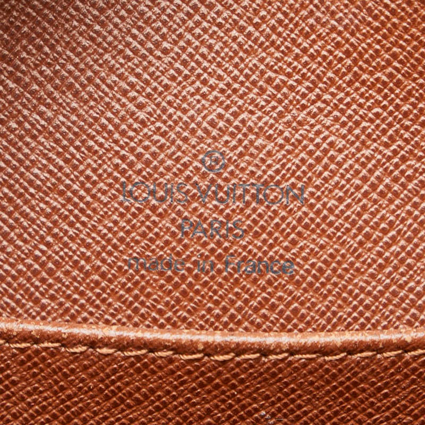 Louis Vuitton Drouot, Brown, Canvas, shoulder
