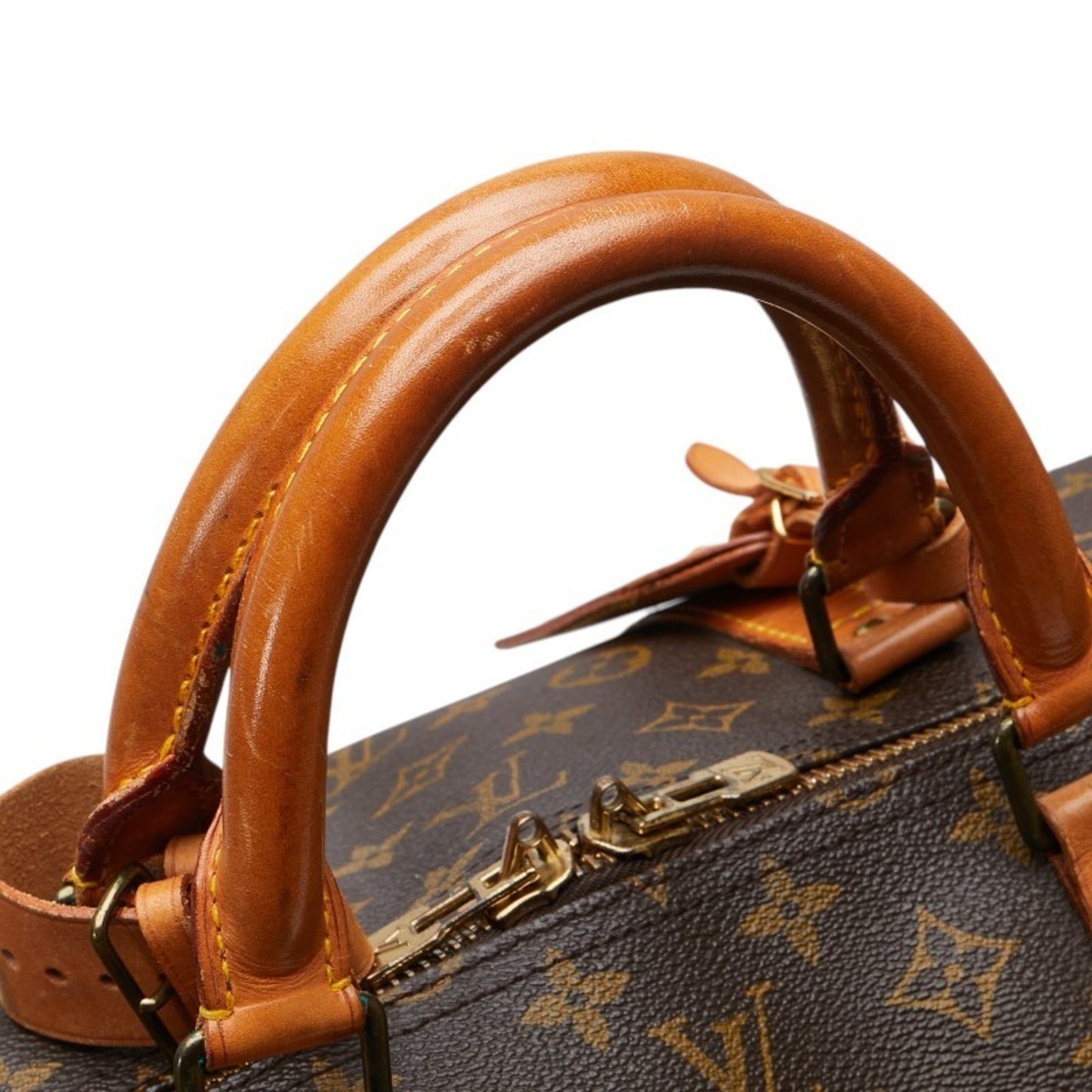Louis Vuitton Keepall 60, Brown, Canvas, travel