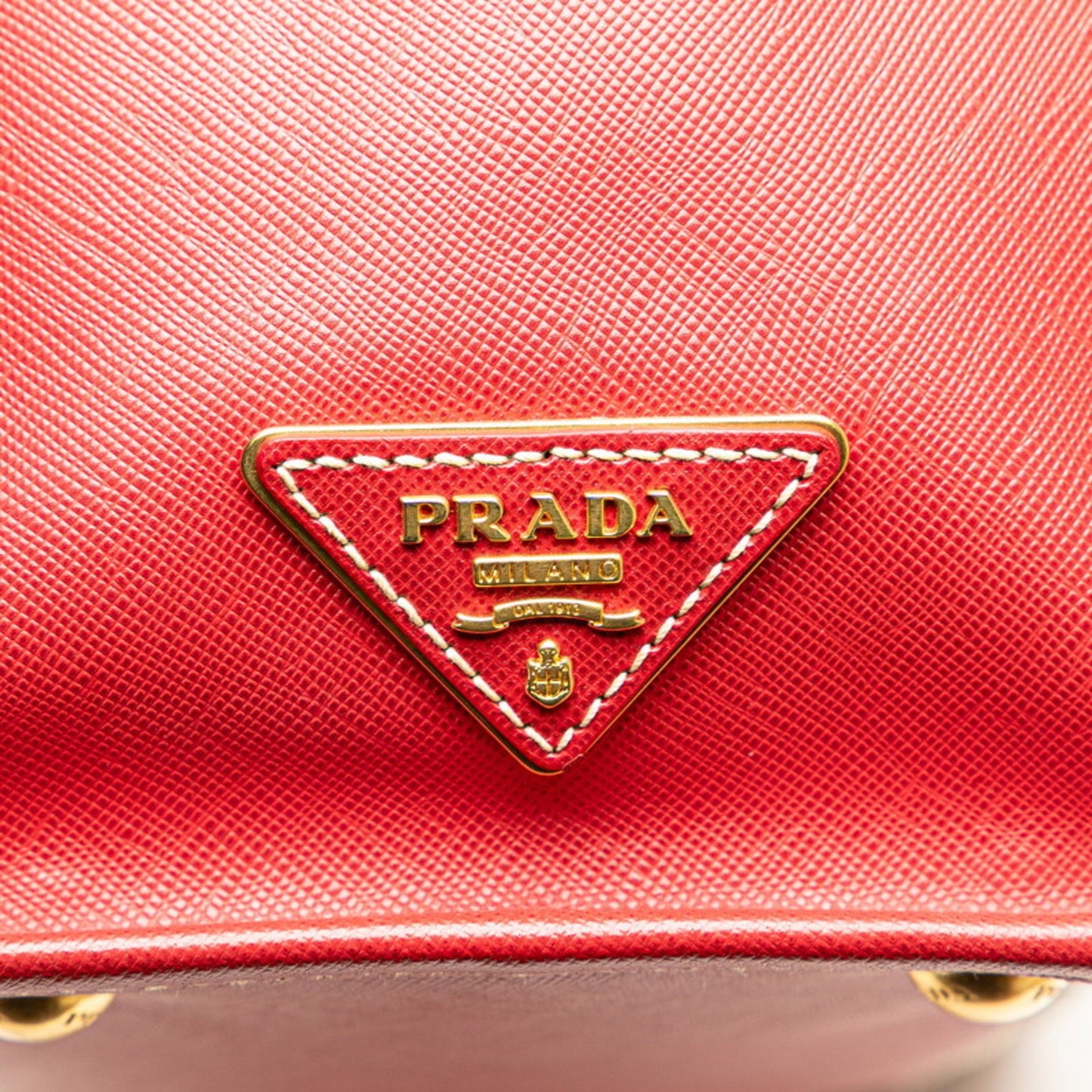 Prada Saffiano, Beige, Canvas, handbag