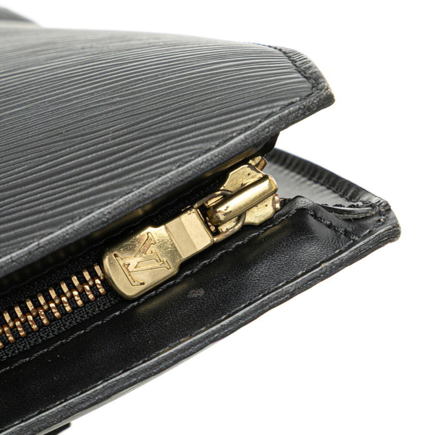 Louis Vuitton Saint Jacques, Black, Leather, handbag