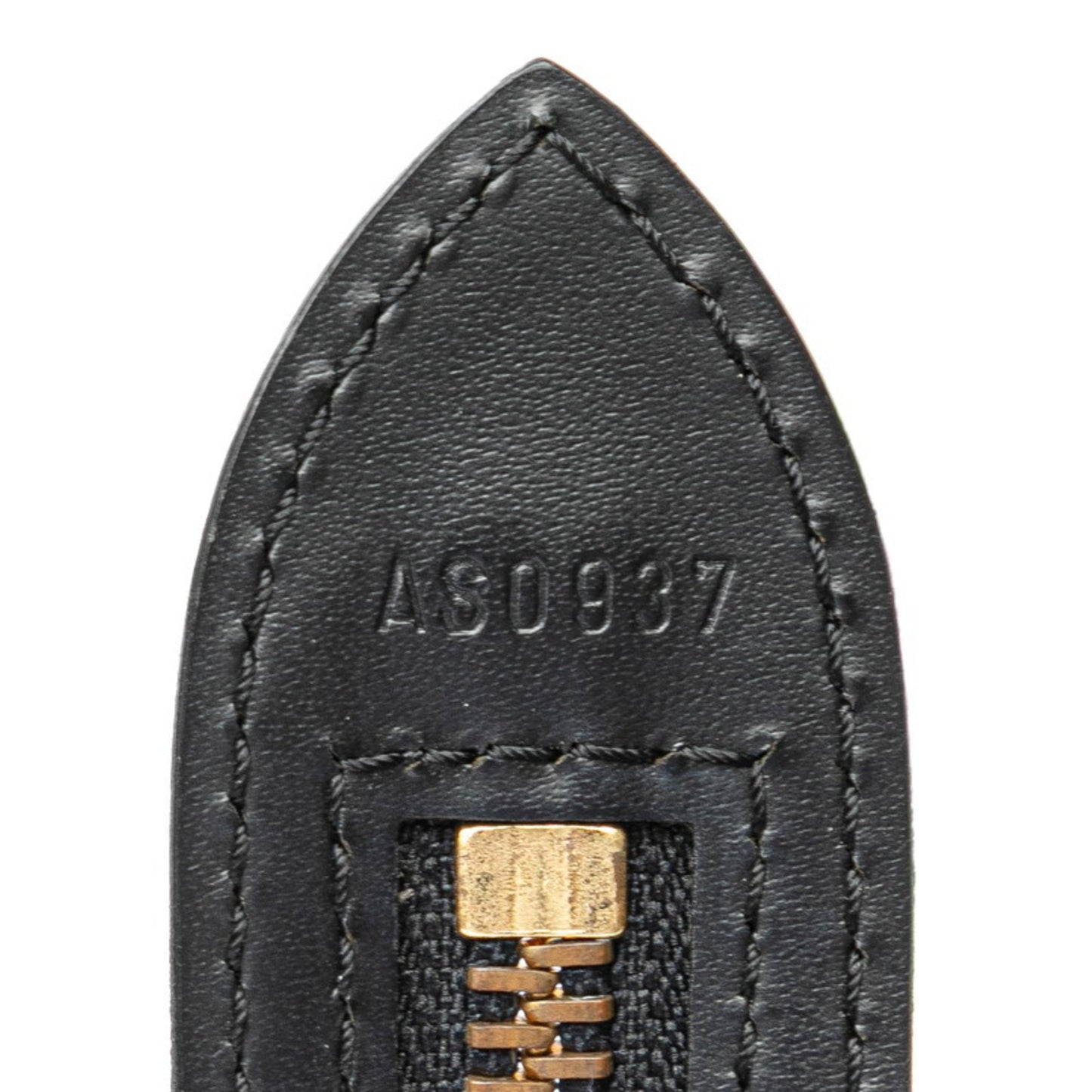 Louis Vuitton Saint Jacques, Black, Leather, handbag