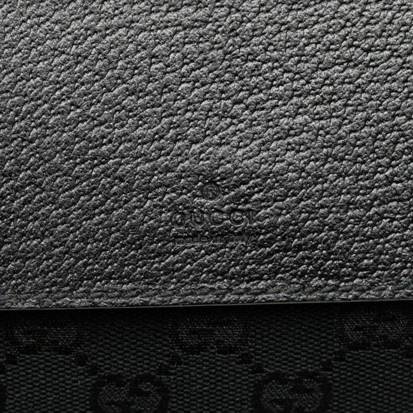 Gucci Ophidia, Black, Canvas, shoulder