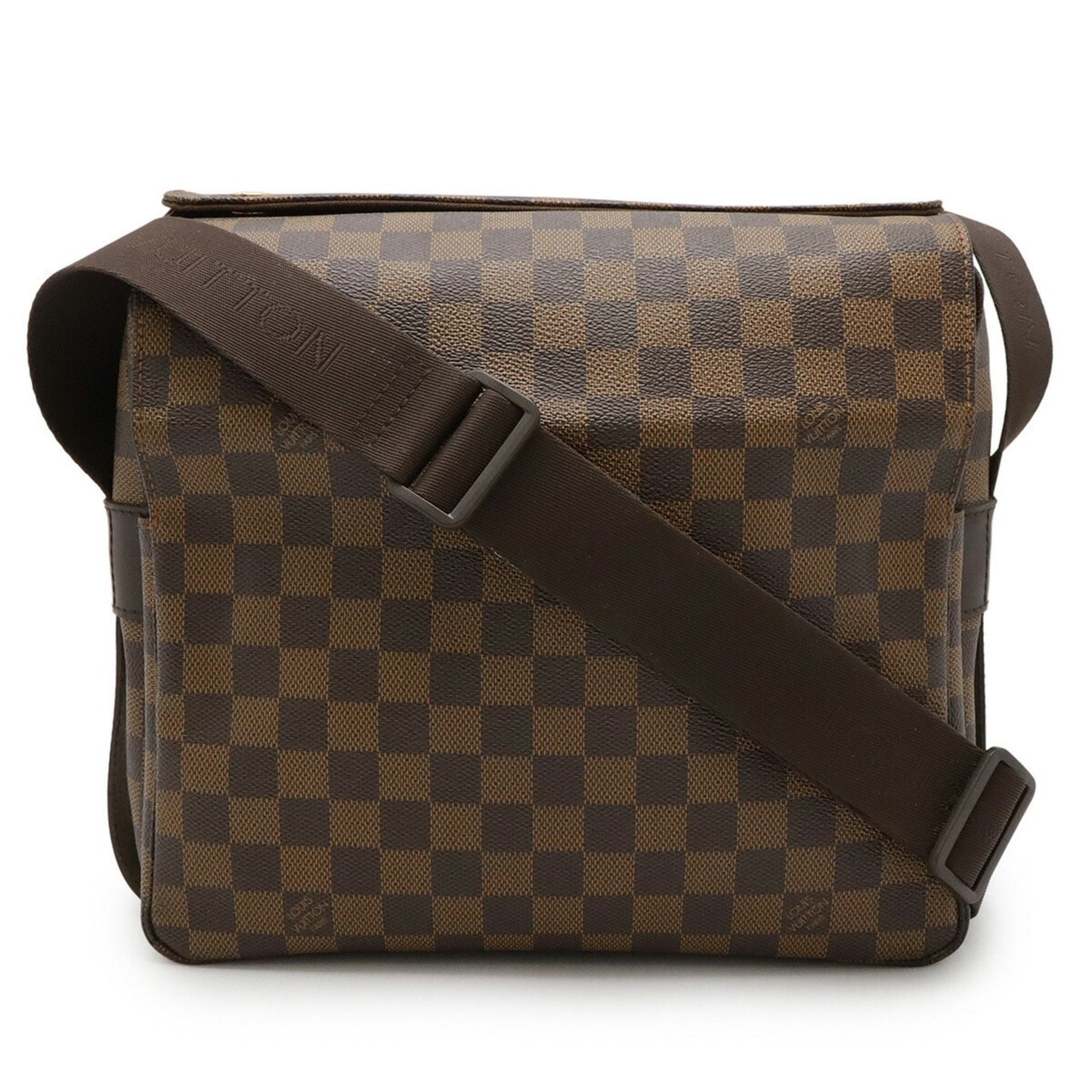 Louis Vuitton Naviglio, Brown, Canvas, shoulder