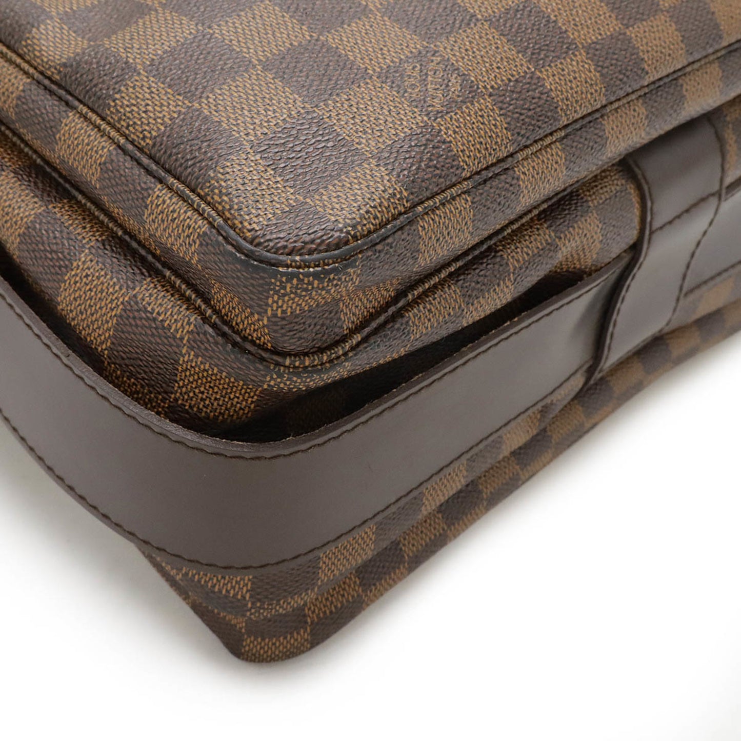 Louis Vuitton Naviglio, Brown, Canvas, shoulder
