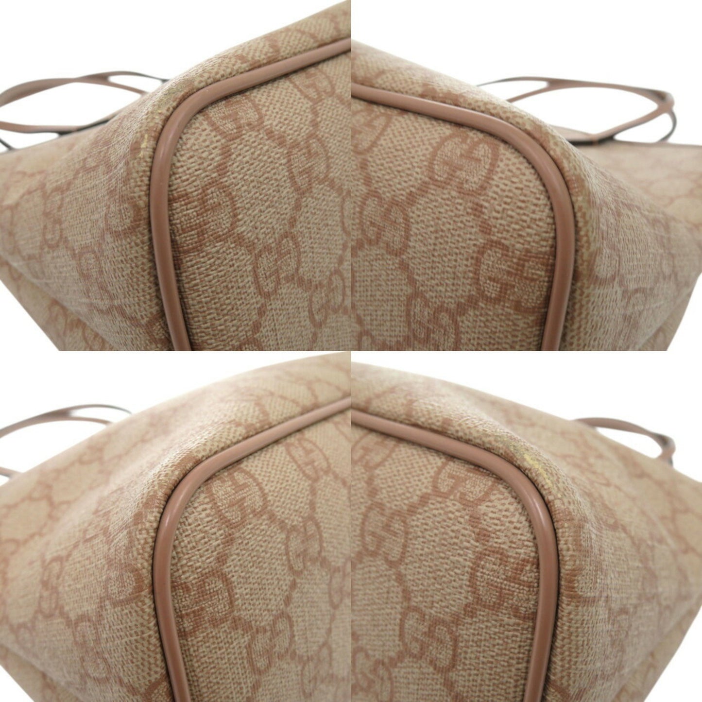 Gucci, Pink, Canvas, tote