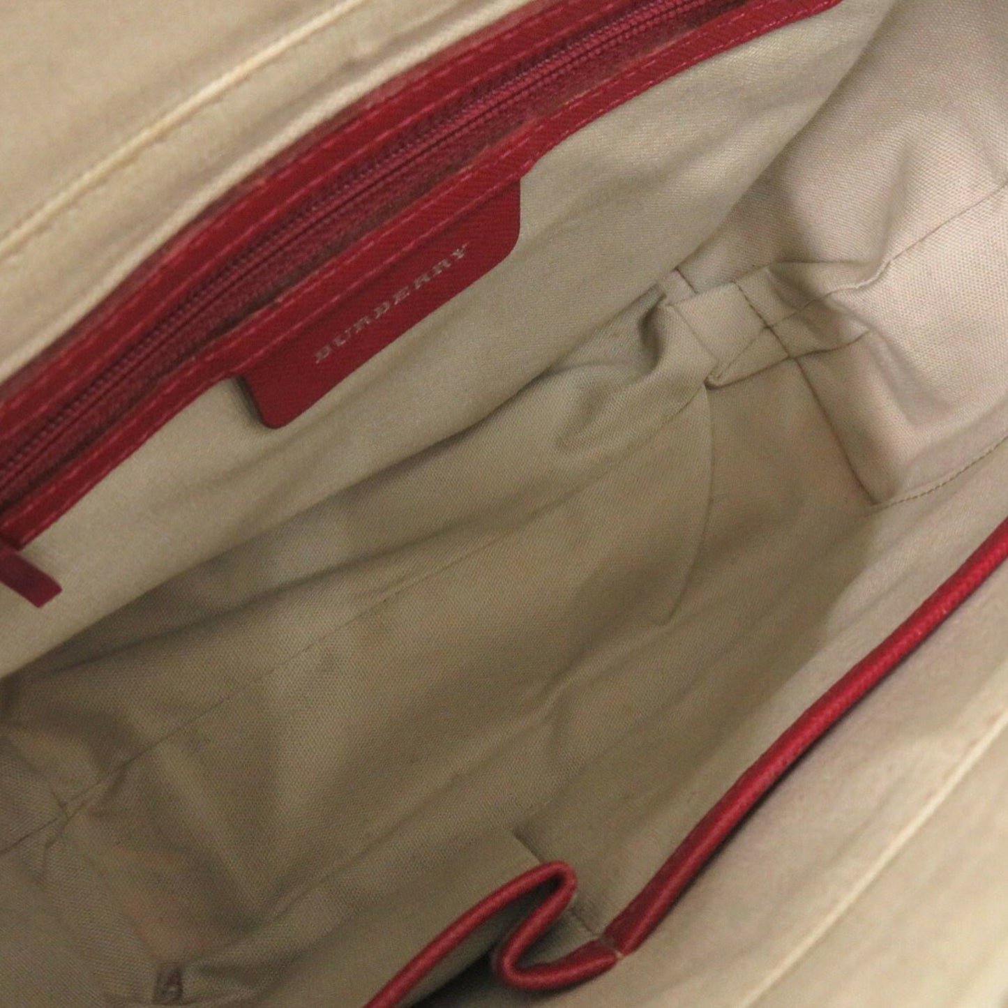 Burberry Nova Check, Beige, Canvas, handbag
