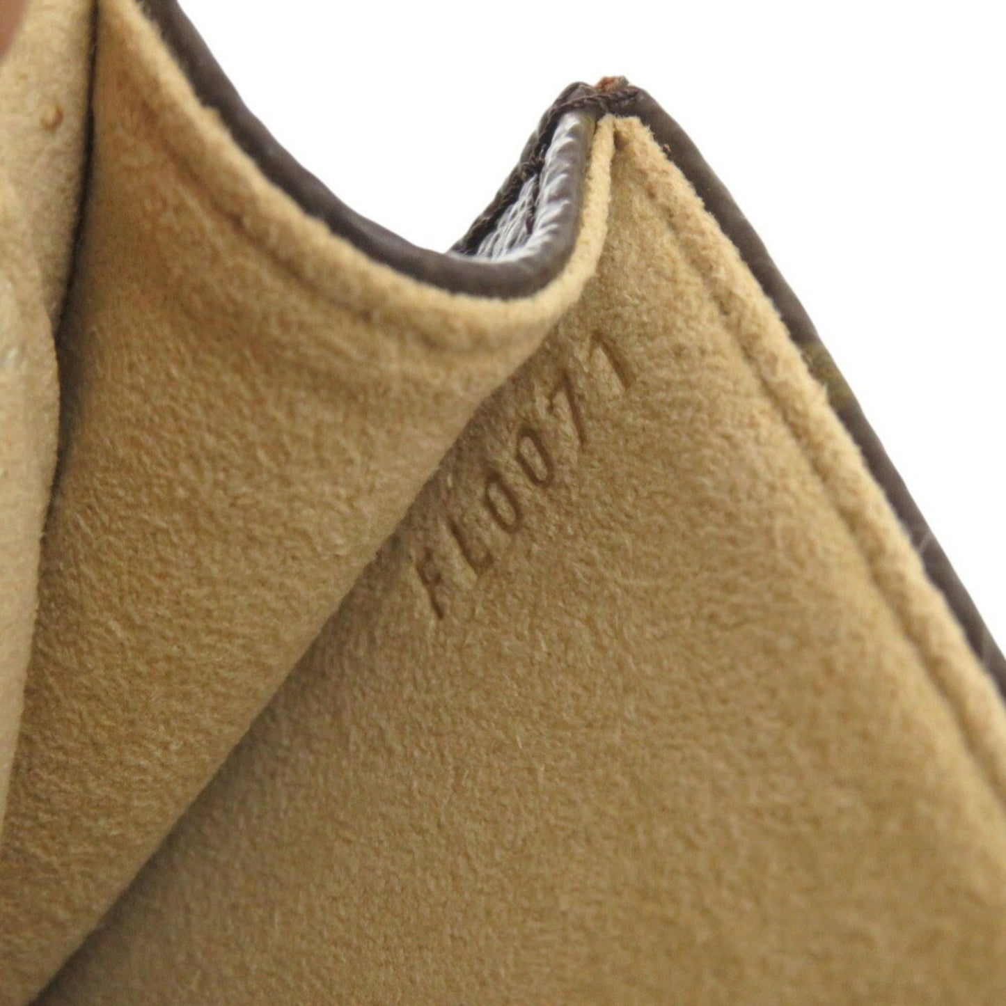 Louis Vuitton Pochette Twin GM, Brown, Canvas, shoulder