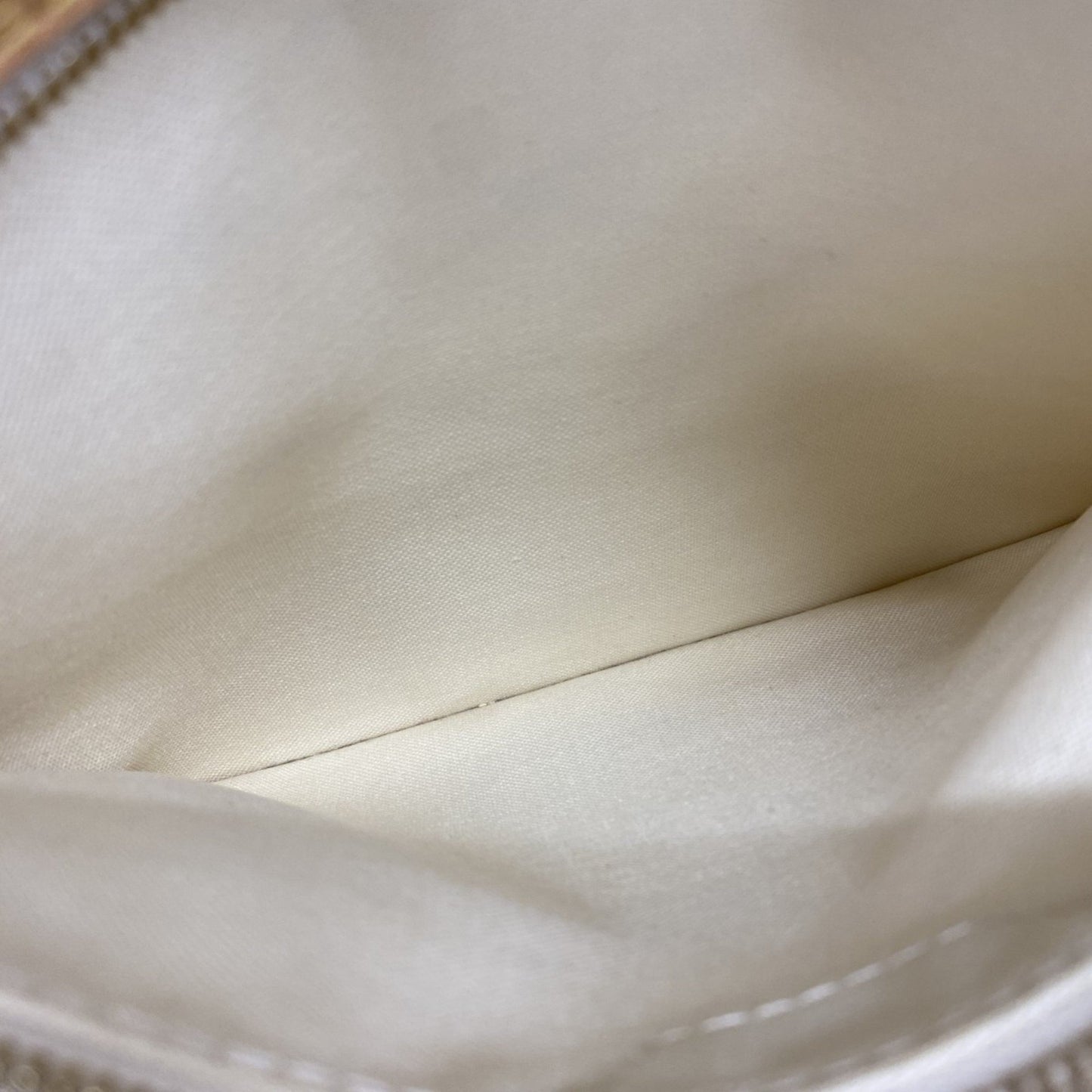 Louis Vuitton Neverfull MM, White, Canvas, tote