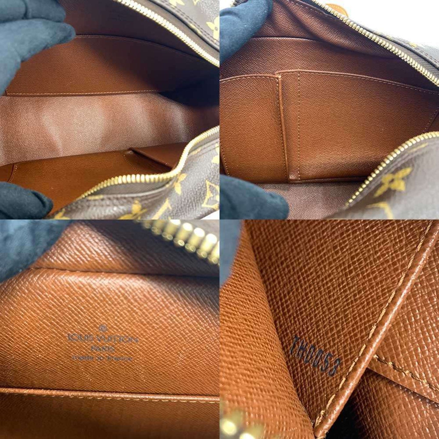 Louis Vuitton Cite, Brown, Canvas, shoulder