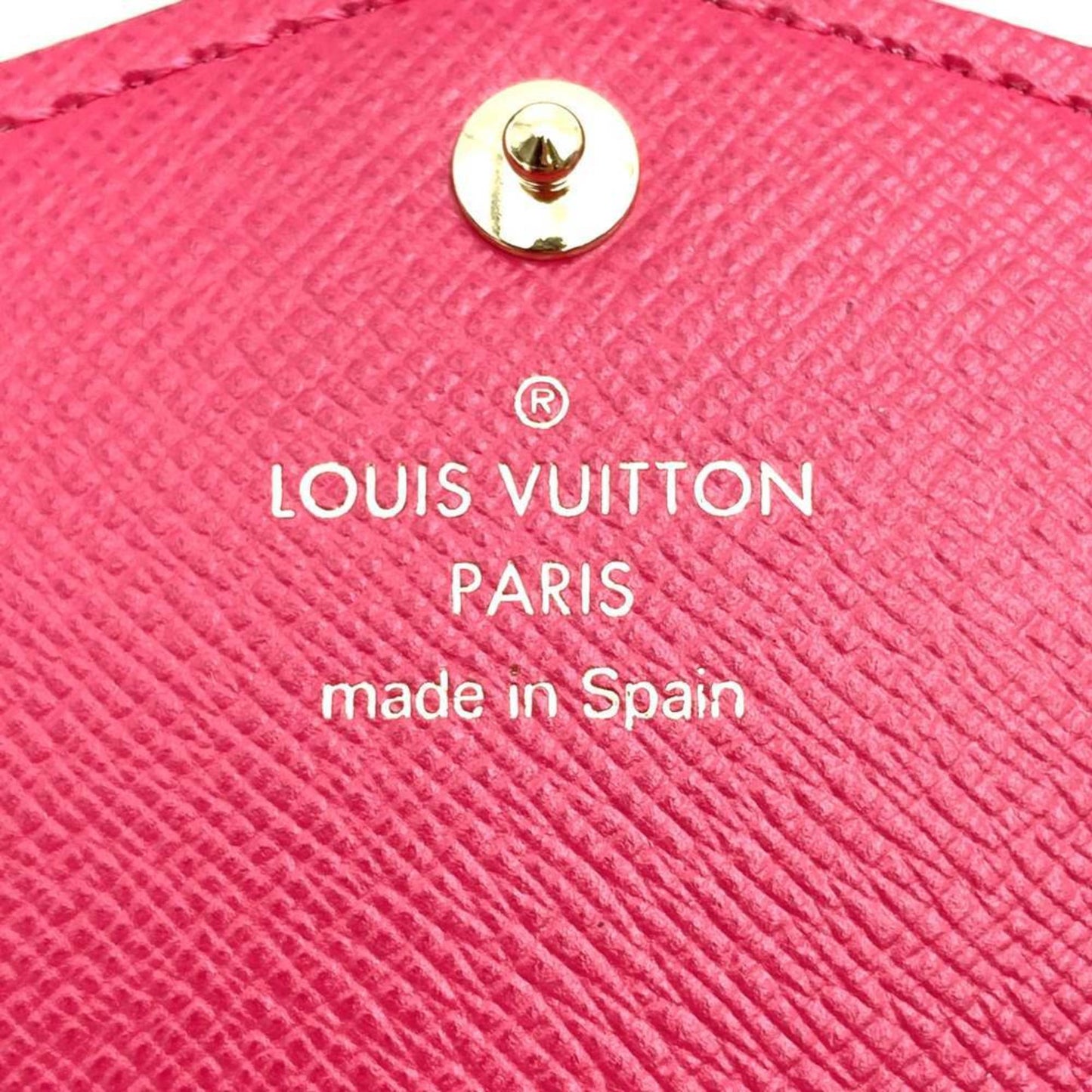 Louis Vuitton Sarah, White, Canvas, wallet