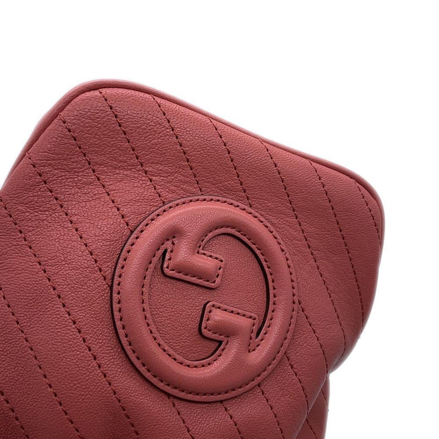 Gucci Interlocking G, Pink, Leather, shoulder