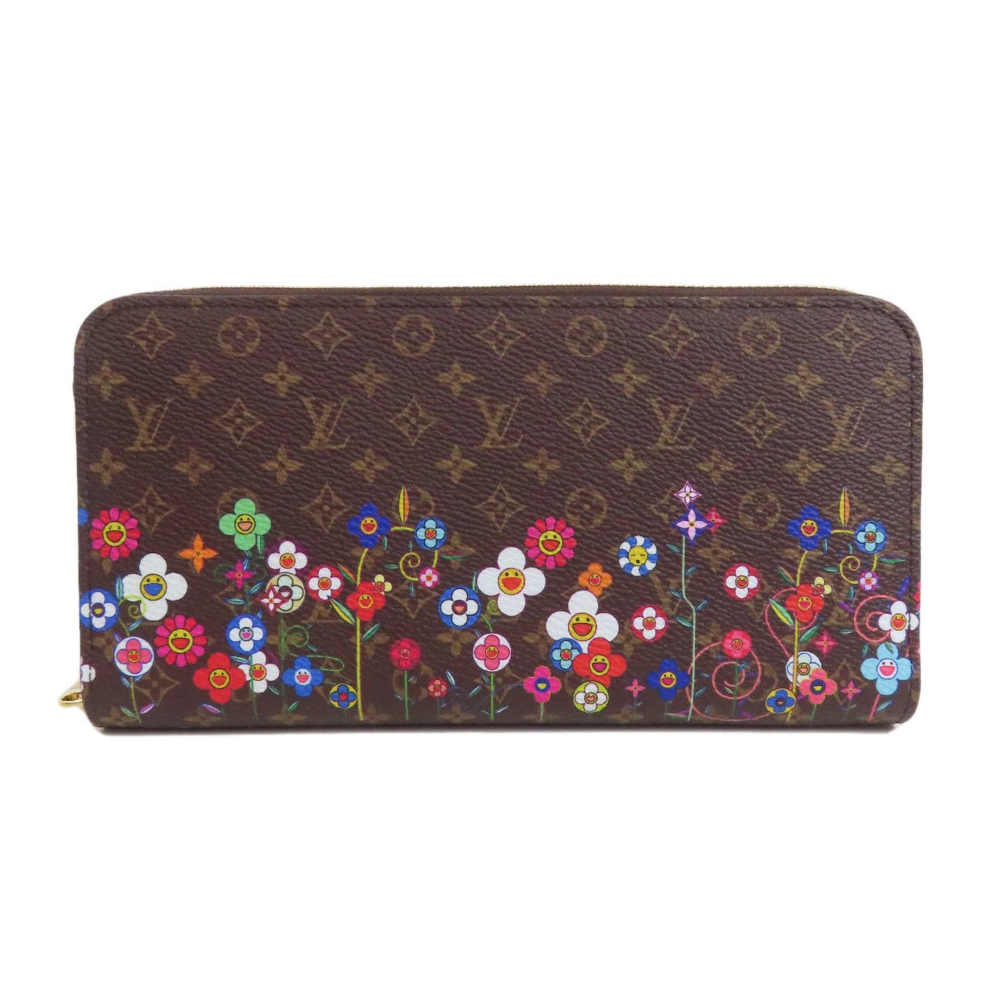 Louis Vuitton Portefeuille zippy, Brown, Canvas, wallet