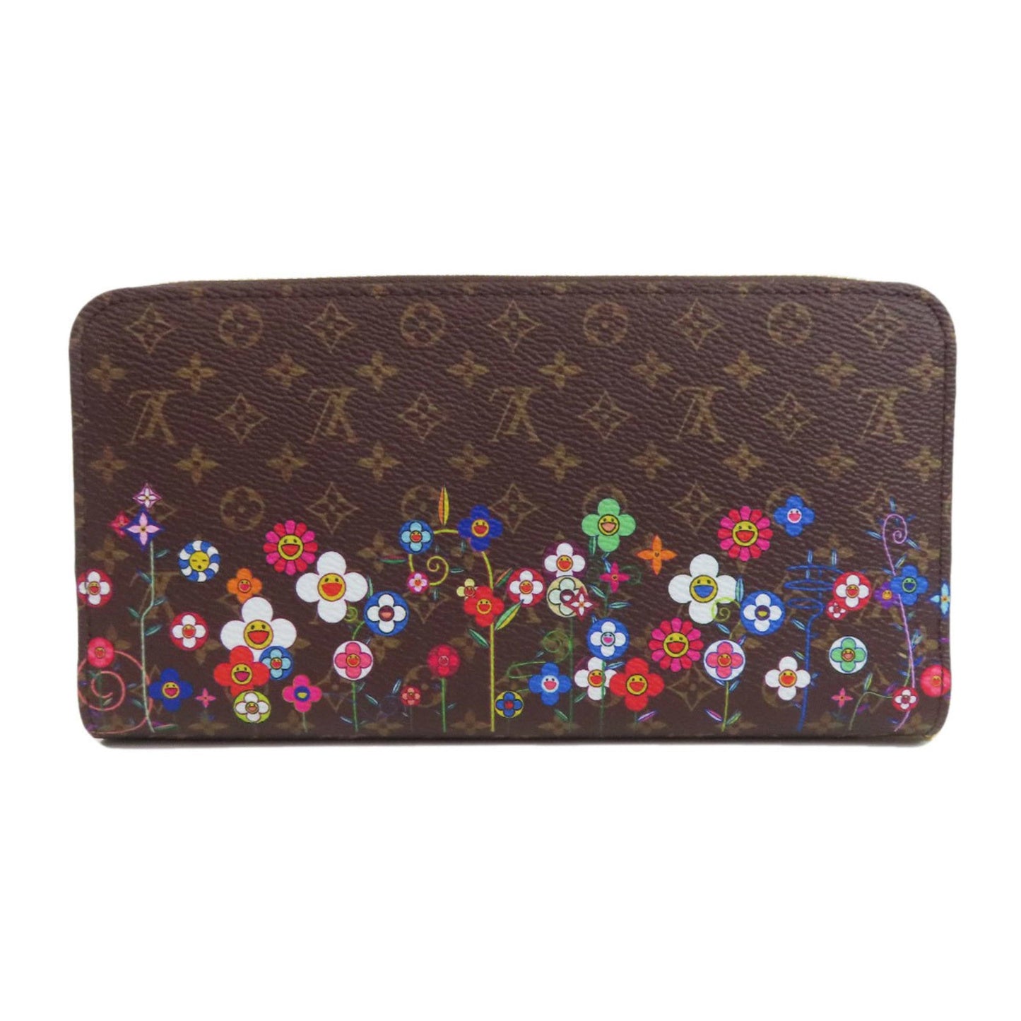 Louis Vuitton Portefeuille zippy, Brown, Canvas, wallet