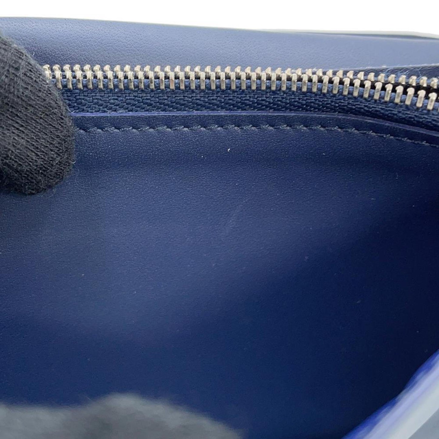 Louis Vuitton Brazza, Blue, Canvas, wallet
