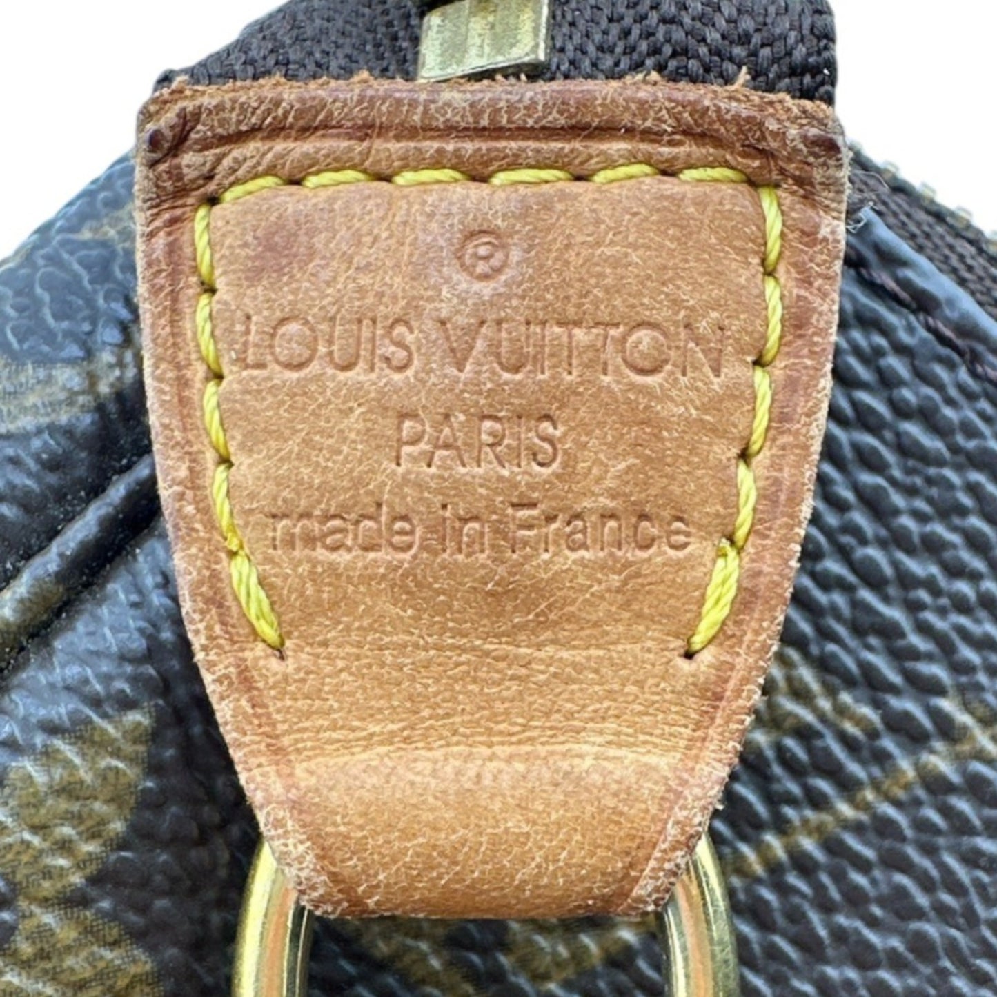Louis Vuitton Pochette Accessoire, Brown, Canvas, clutch