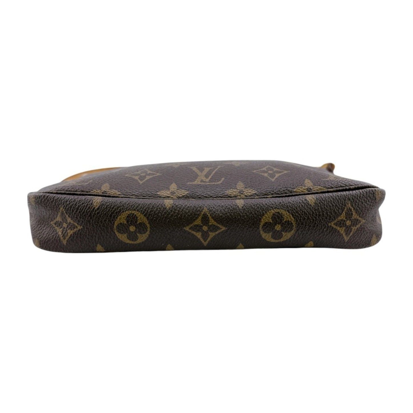 Louis Vuitton Pochette Accessoire, Brown, Canvas, clutch
