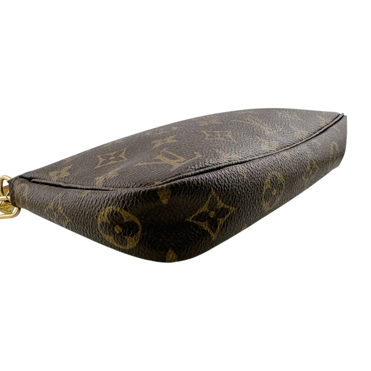 Louis Vuitton Pochette Accessoire, Brown, Canvas, clutch