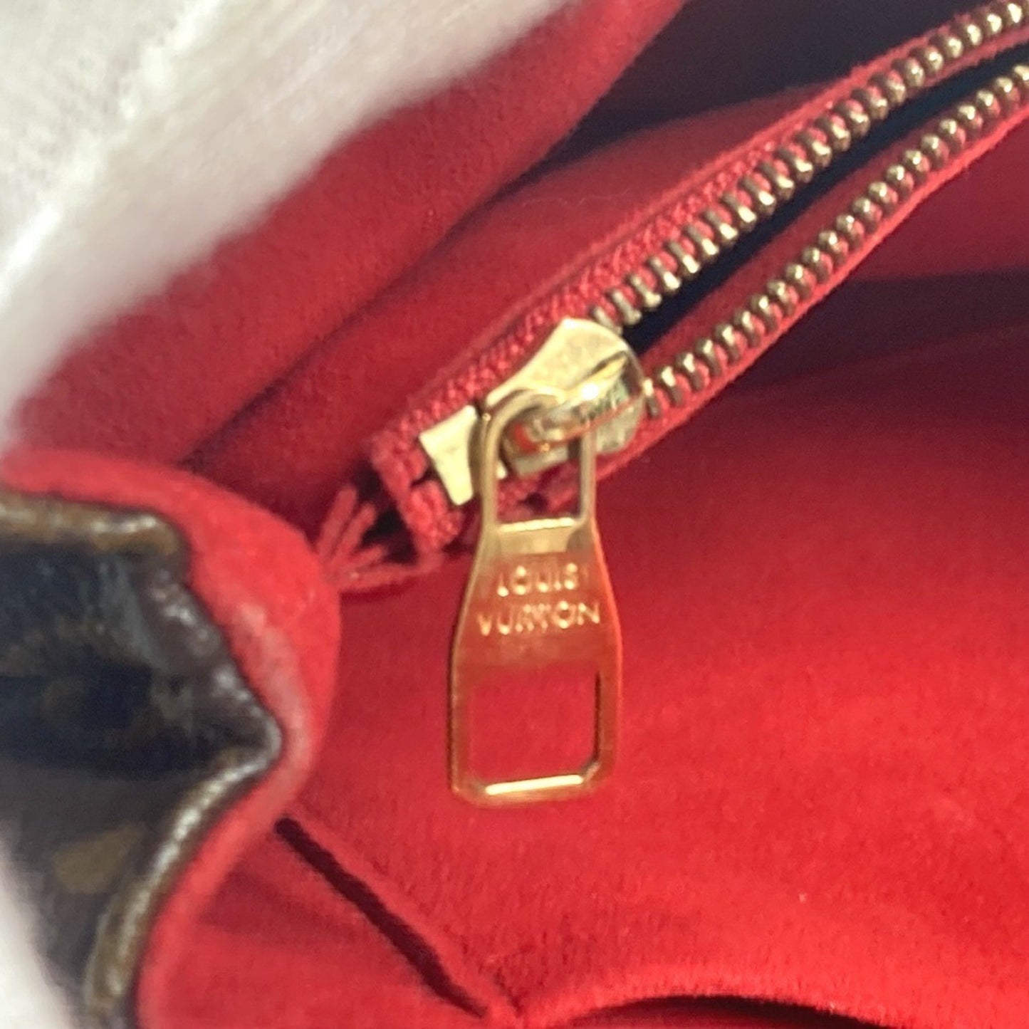 Louis Vuitton Pallas, Brown, Canvas, shoulder