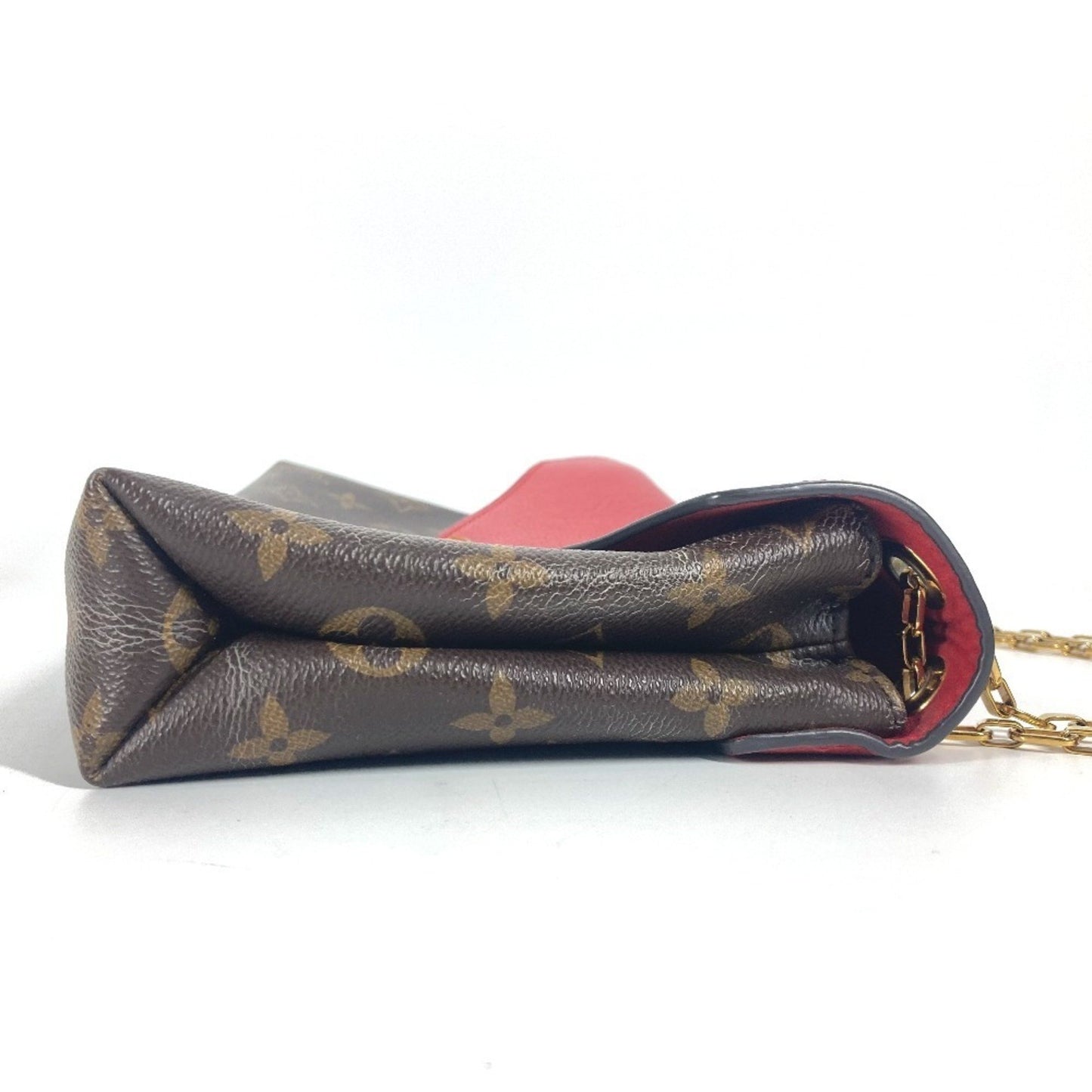 Louis Vuitton Pallas, Brown, Canvas, shoulder