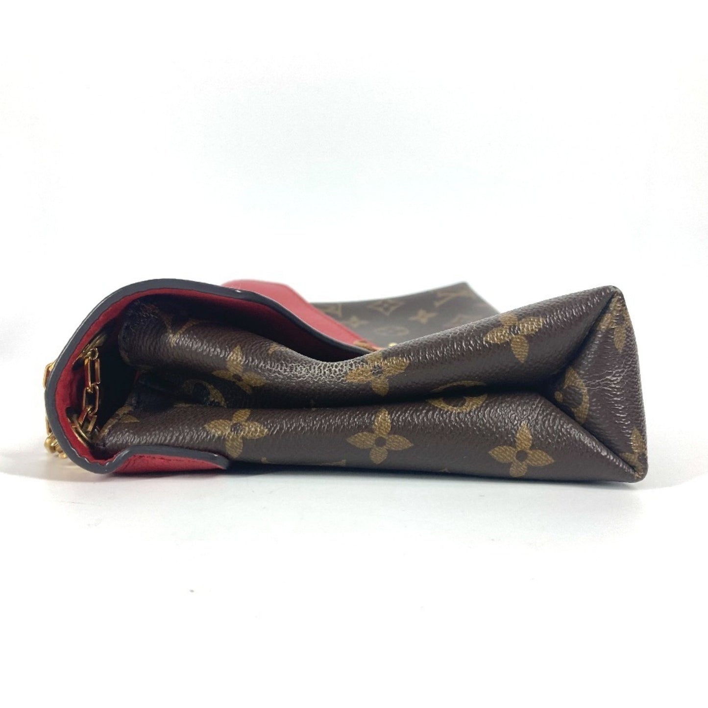 Louis Vuitton Pallas, Brown, Canvas, shoulder