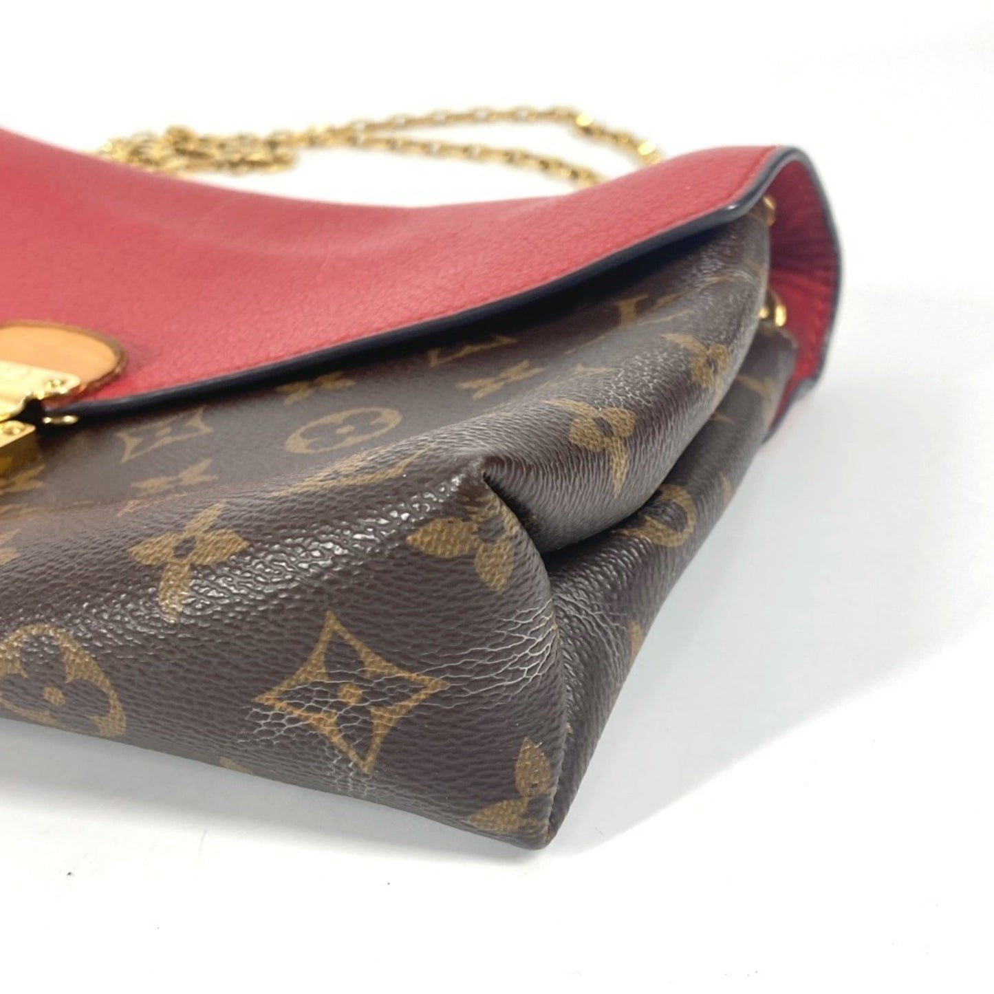 Louis Vuitton Pallas, Brown, Canvas, shoulder