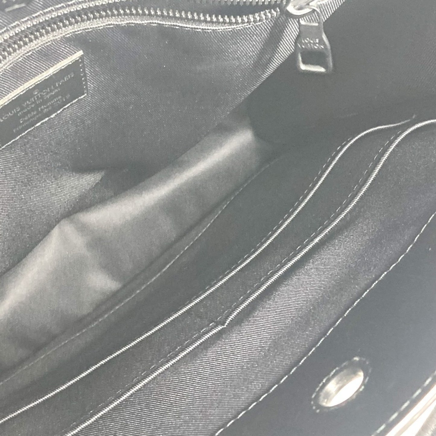 Louis Vuitton Sac Plat, Brown, Canvas, tote
