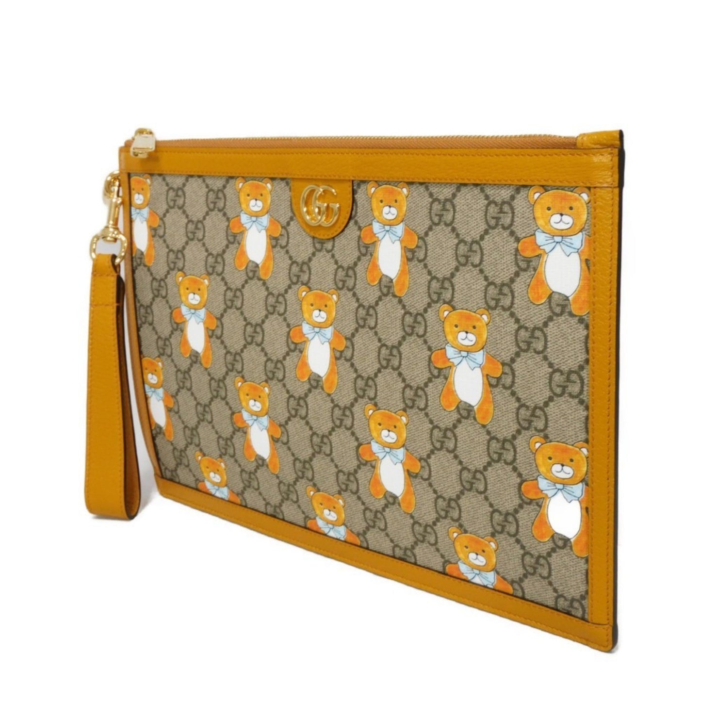 Gucci GG Marmont, Beige, Canvas, clutch