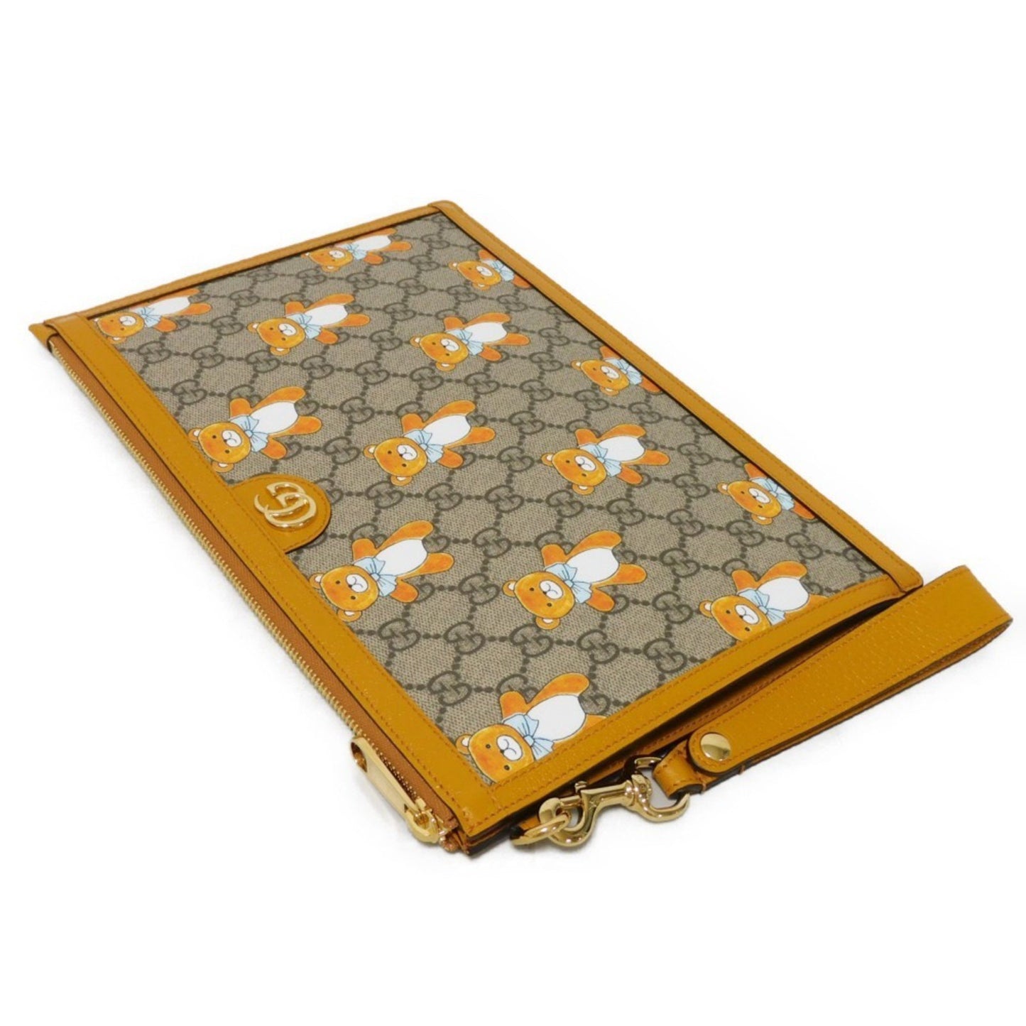 Gucci GG Marmont, Beige, Canvas, clutch