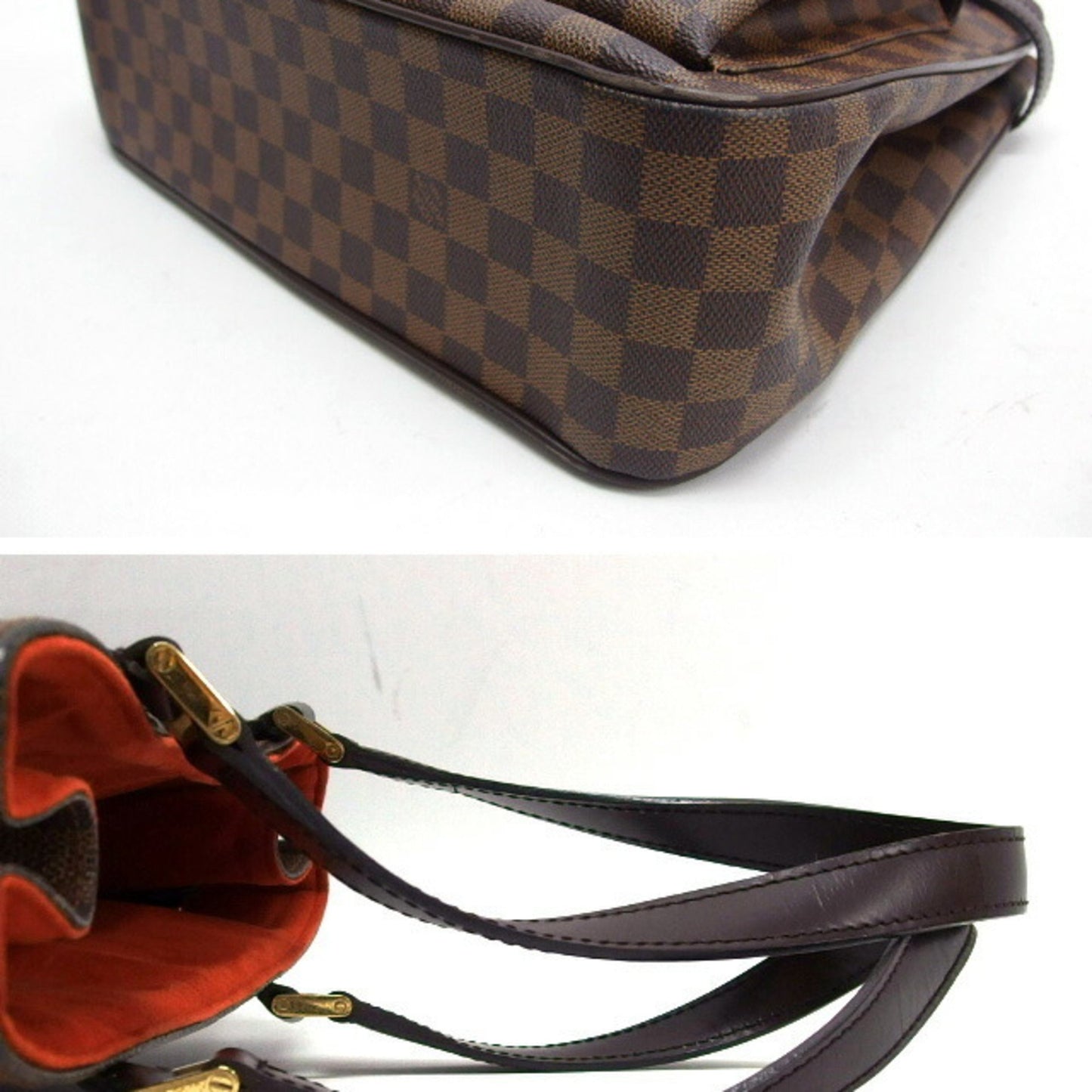 Louis Vuitton Uzes, Brown, Canvas, tote