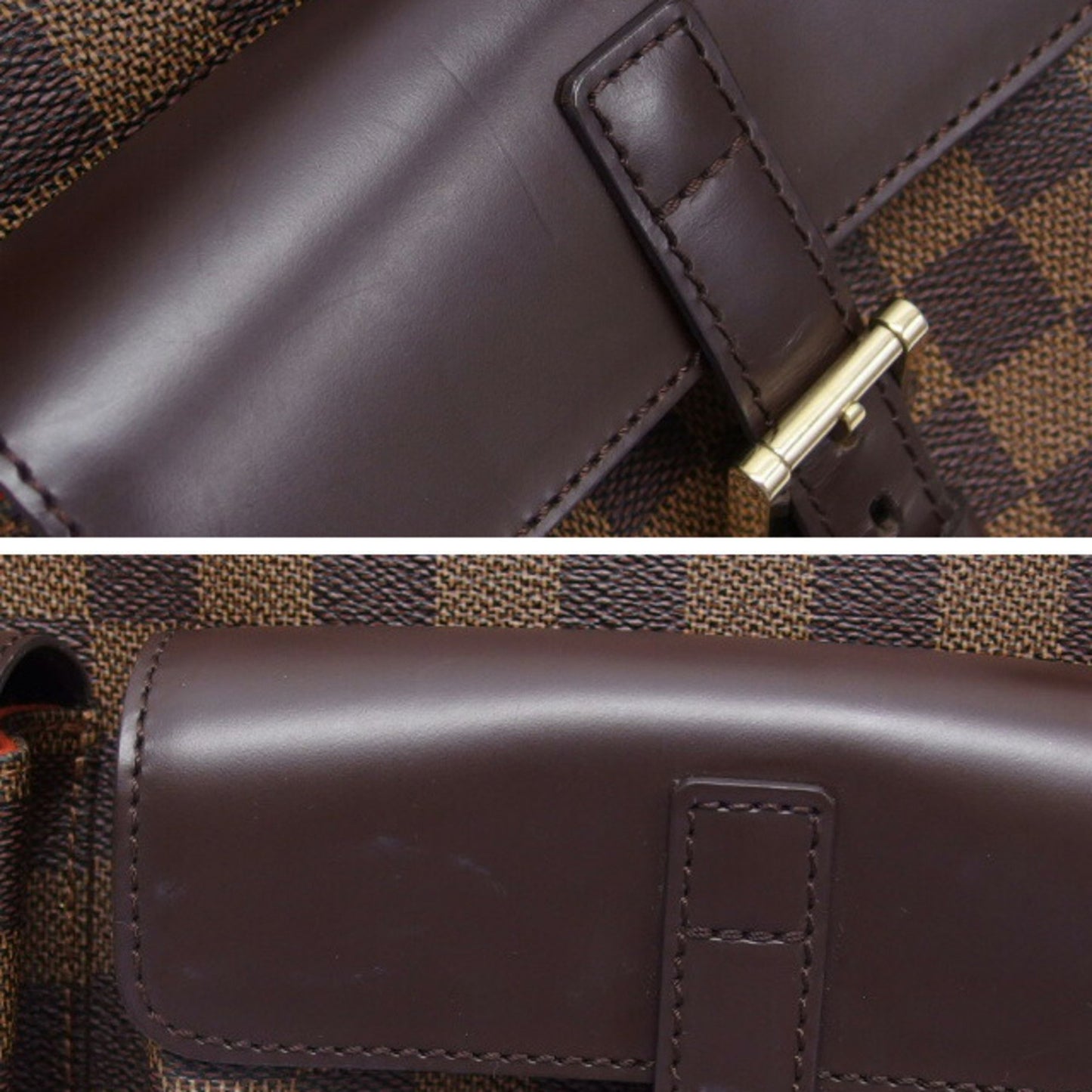 Louis Vuitton Uzes, Brown, Canvas, tote