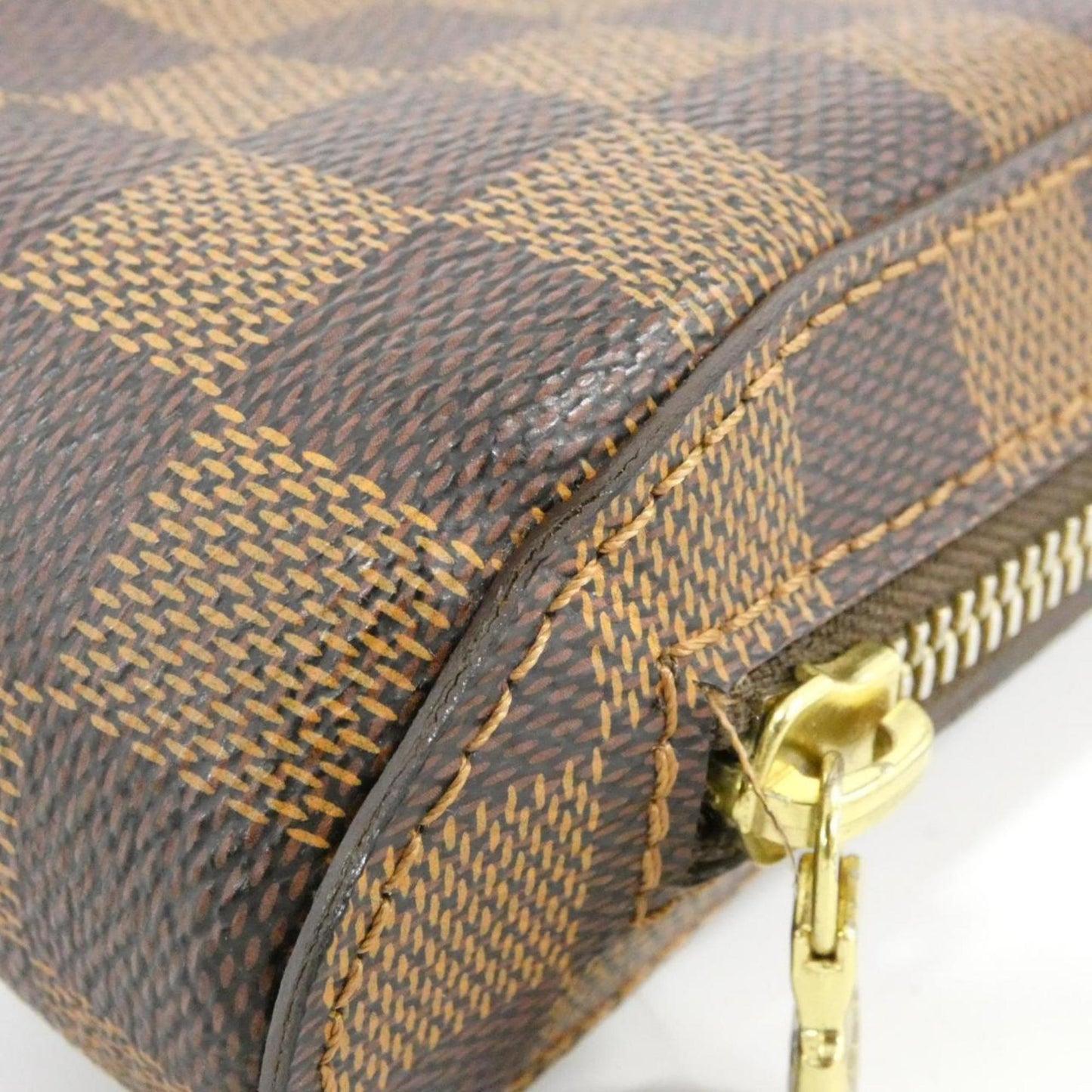 Louis Vuitton Geronimo, Brown, Canvas, shoulder