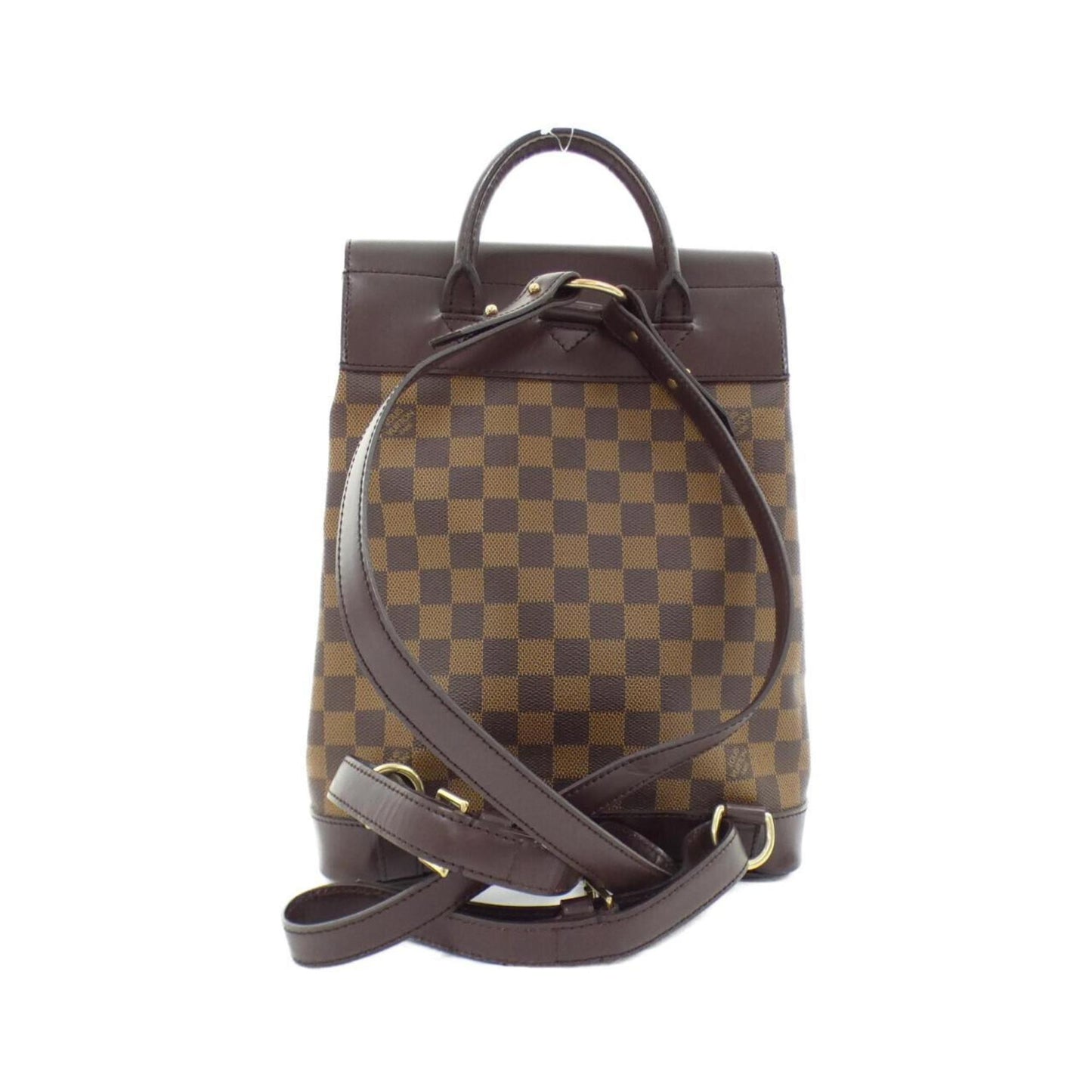 Louis Vuitton Soho, Brown, Canvas, backpack