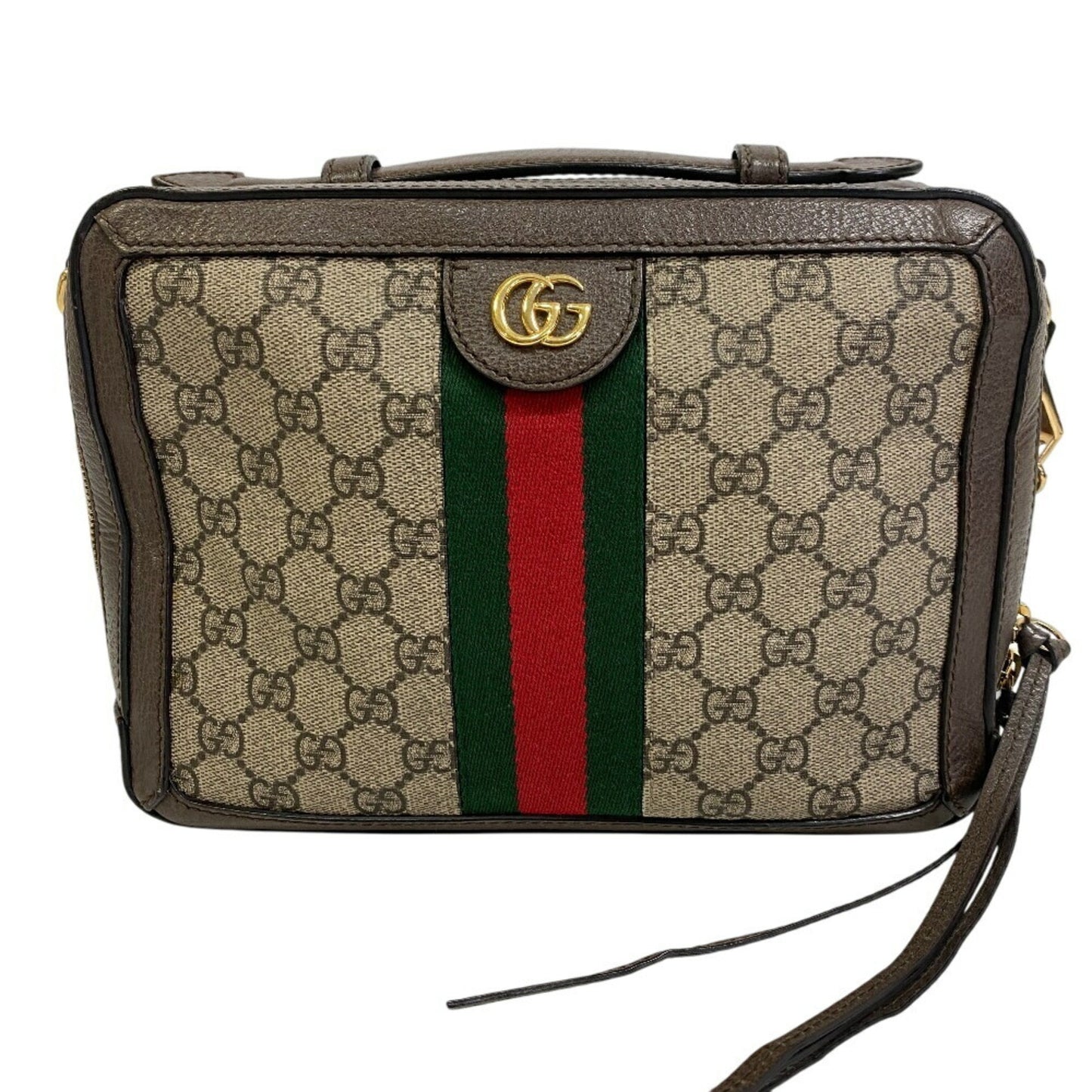 Gucci Ophidia, Brown, Canvas, shoulder