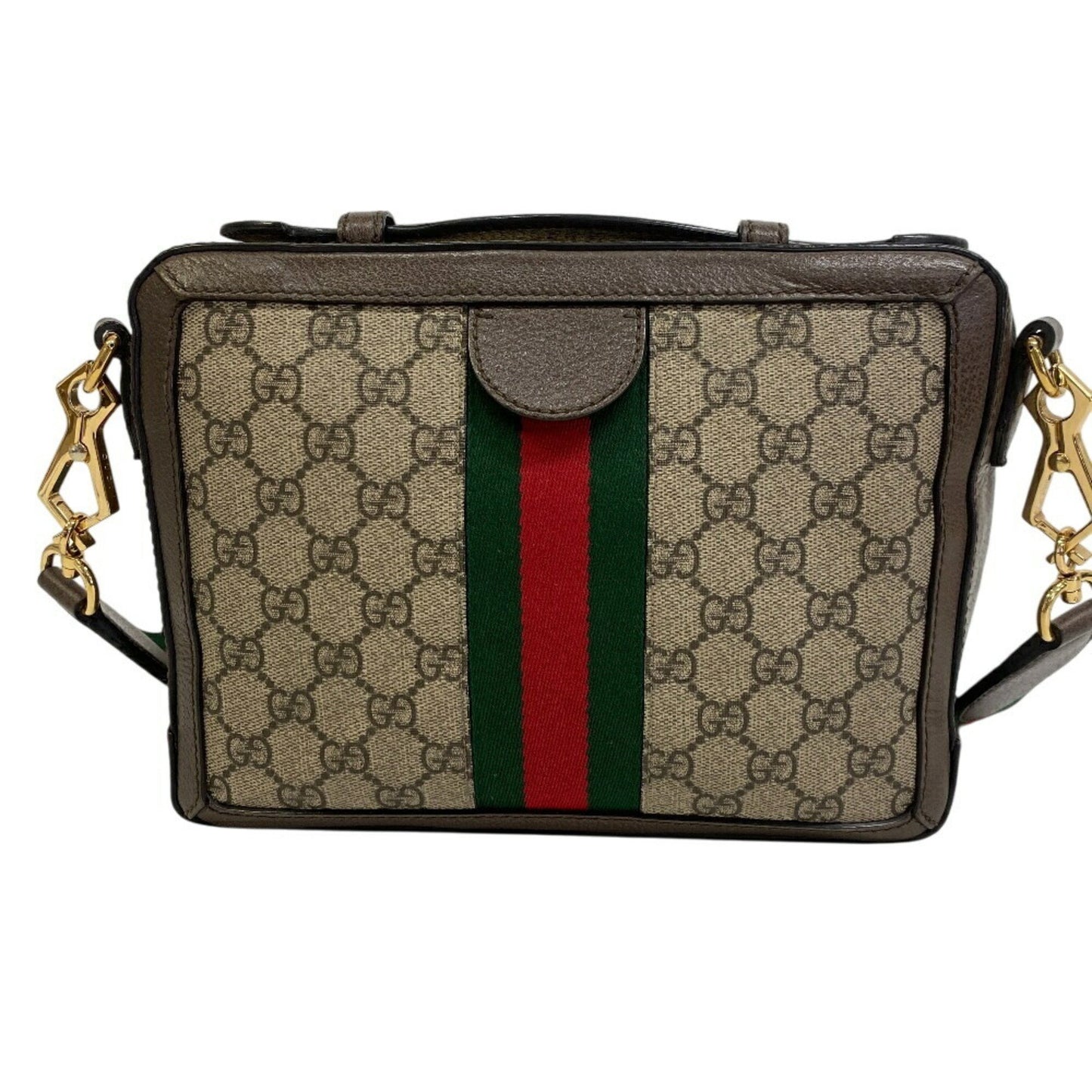 Gucci Ophidia, Brown, Canvas, shoulder