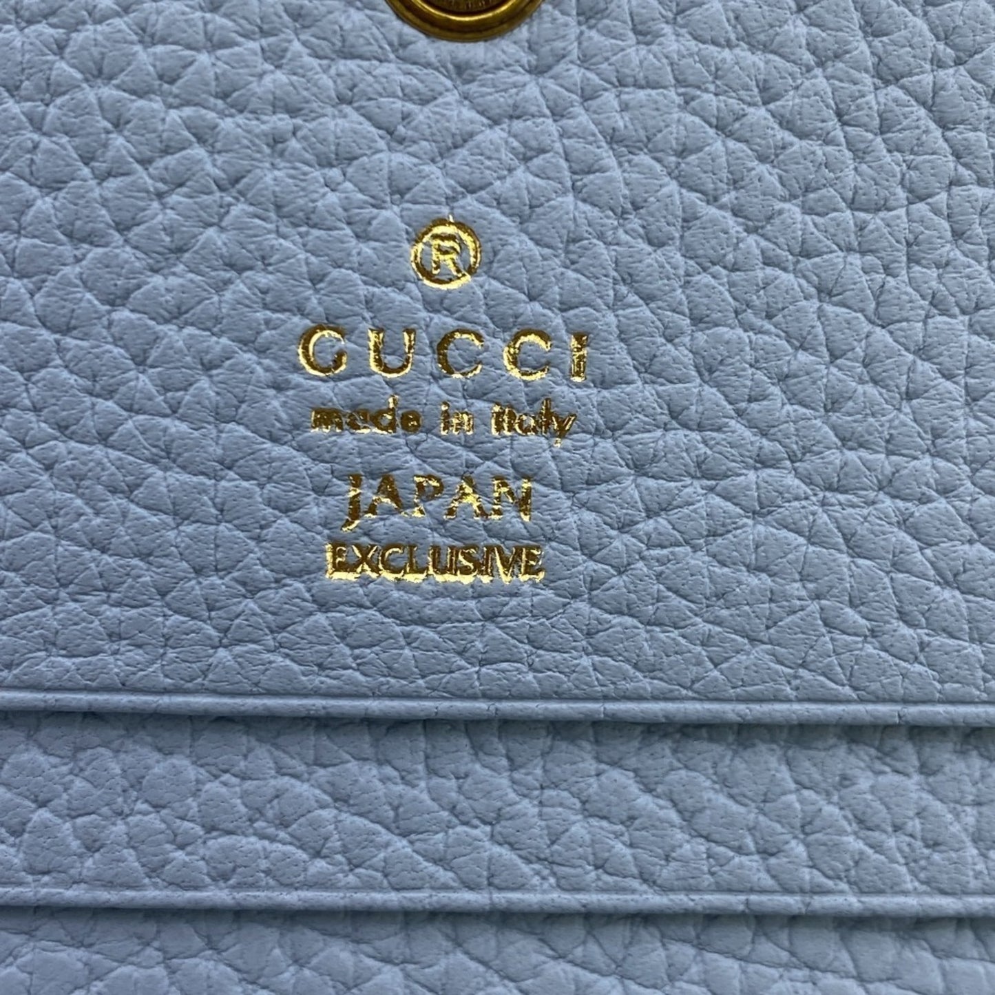 Gucci Interlocking G, Blue, Leather, wallet