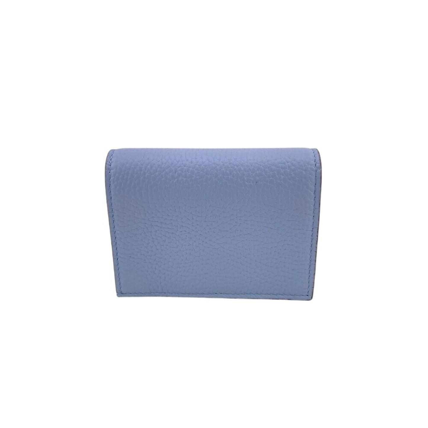 Gucci Interlocking G, Blue, Leather, wallet