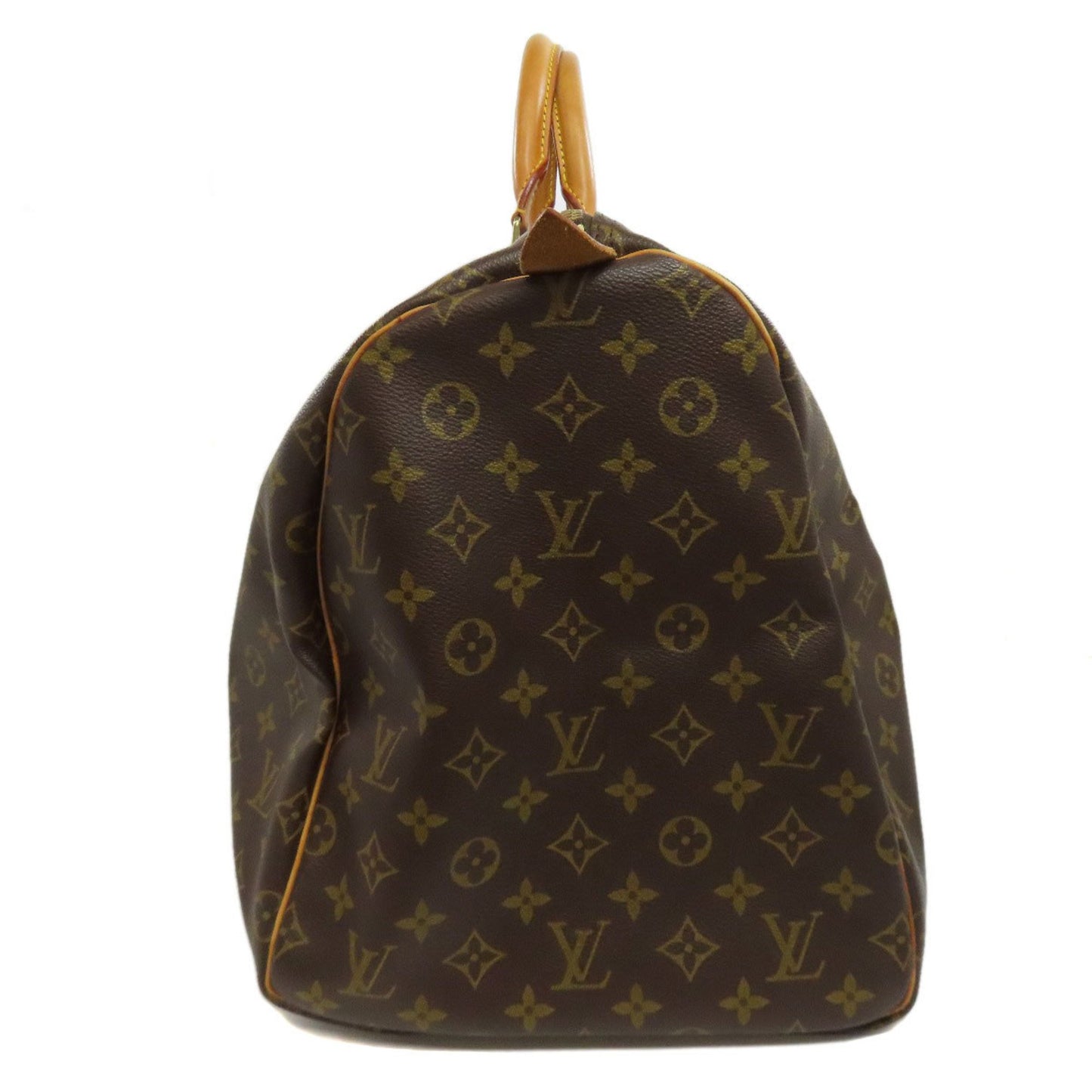 Louis Vuitton Keepall 55, Brown, Canvas, travel