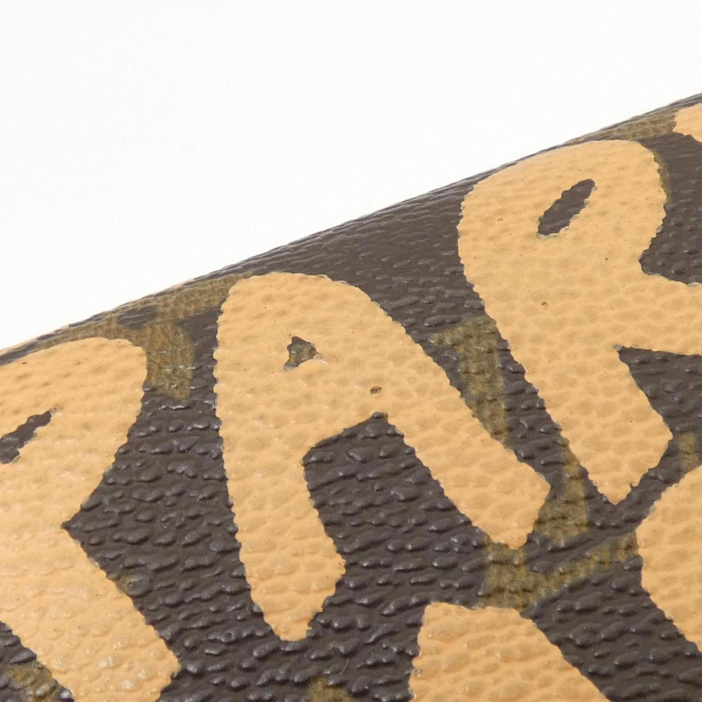 Louis Vuitton Porte Monnaie Credit, Brown, Canvas, wallet