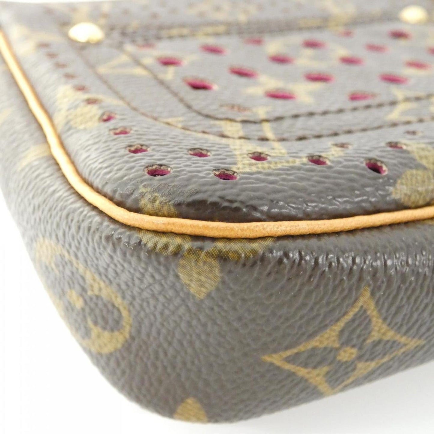 Louis Vuitton Pochette Accessoire, Brown, Canvas, clutch