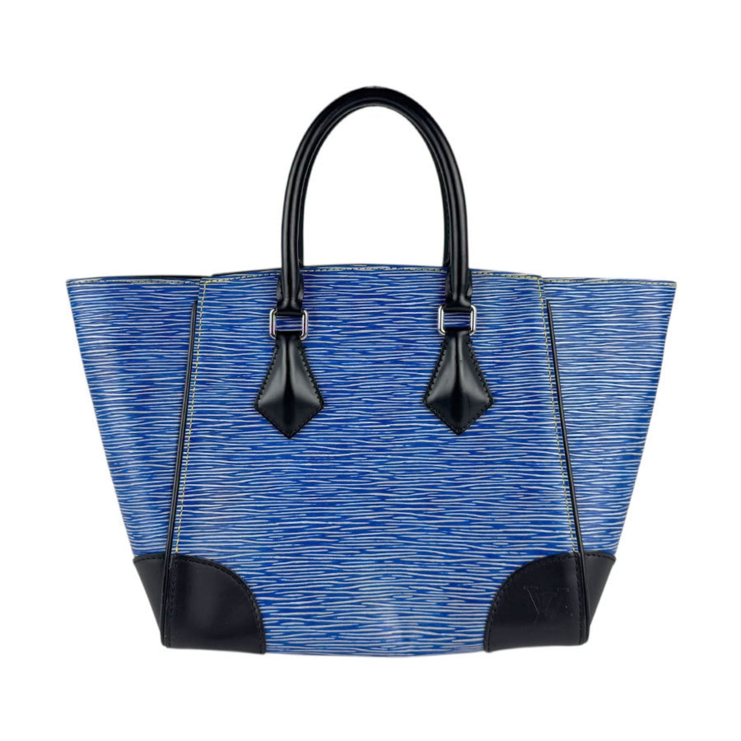 Louis Vuitton Phenix, Blue, Leather, handbag
