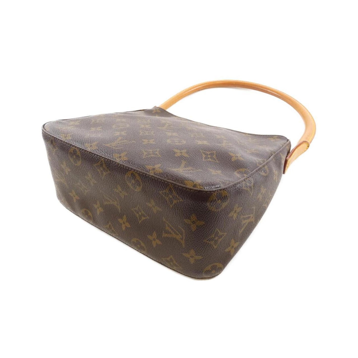 Louis Vuitton Looping MM, Brown, Canvas, shoulder